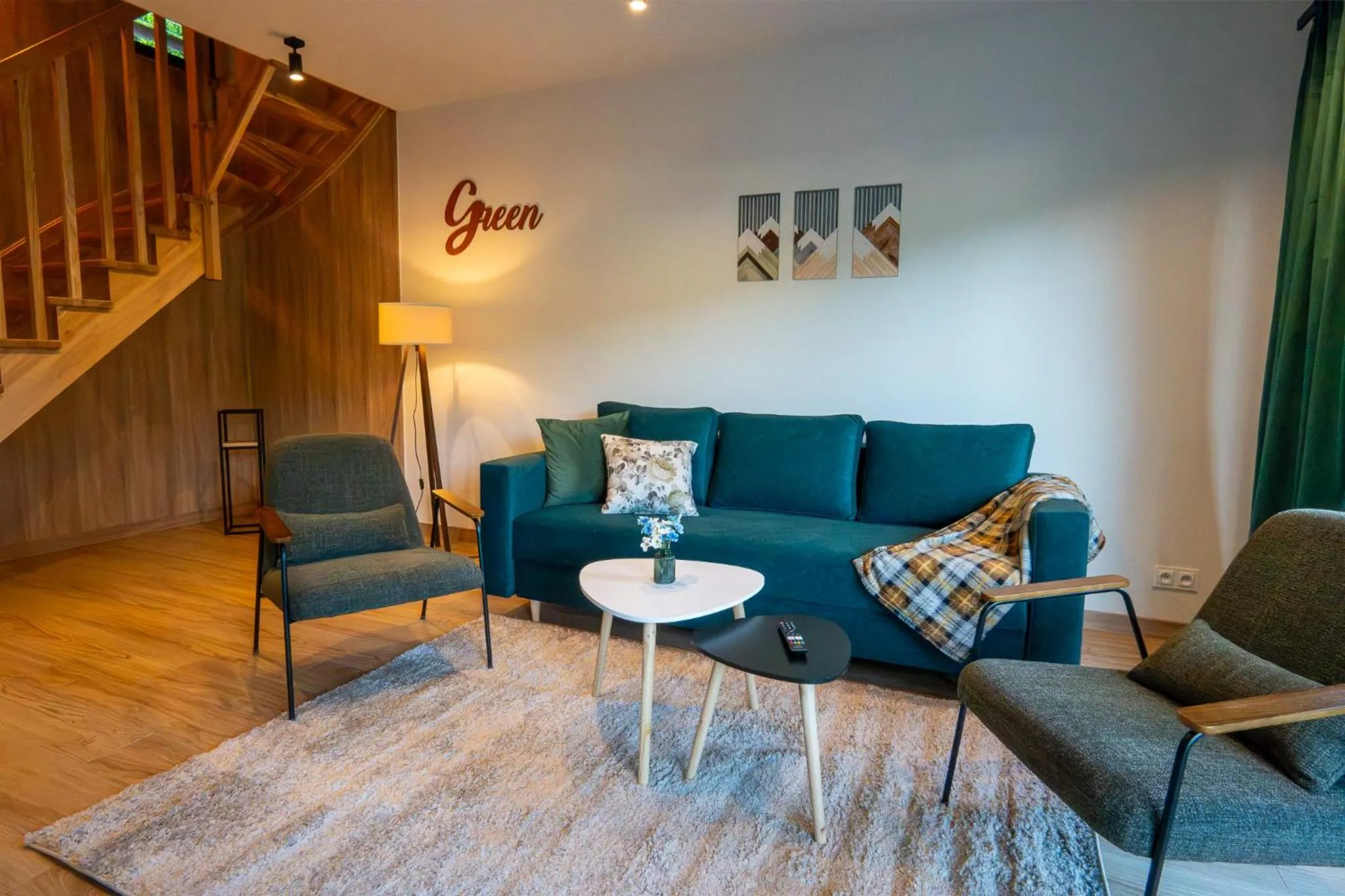 Living room in Willa i Wzgórze Jerrego Apartamenty i pokoje z widokiem na góry