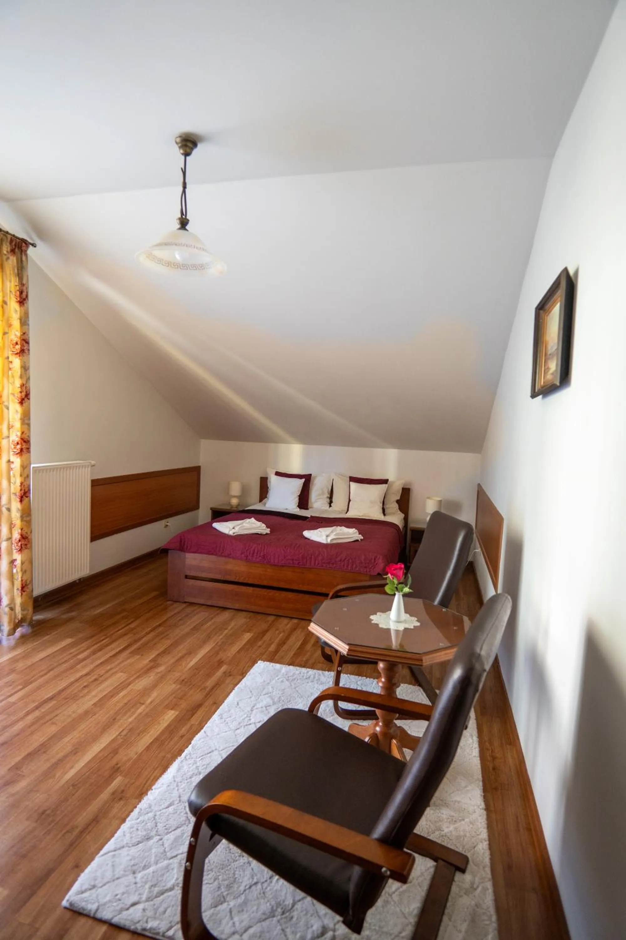 Bed in Willa i Wzgórze Jerrego Apartamenty i pokoje z widokiem na góry