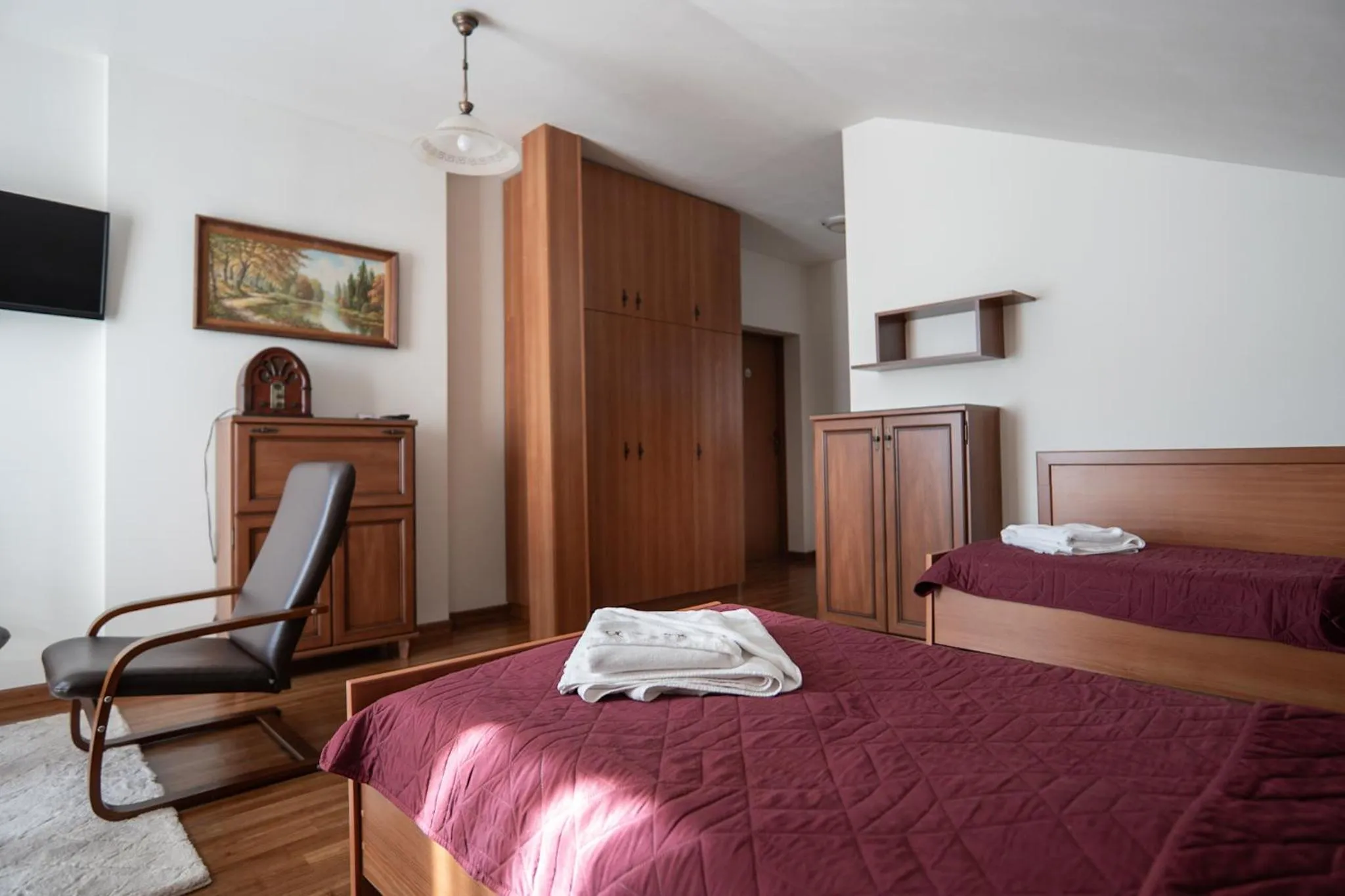Bed in Willa i Wzgórze Jerrego Apartamenty i pokoje z widokiem na góry
