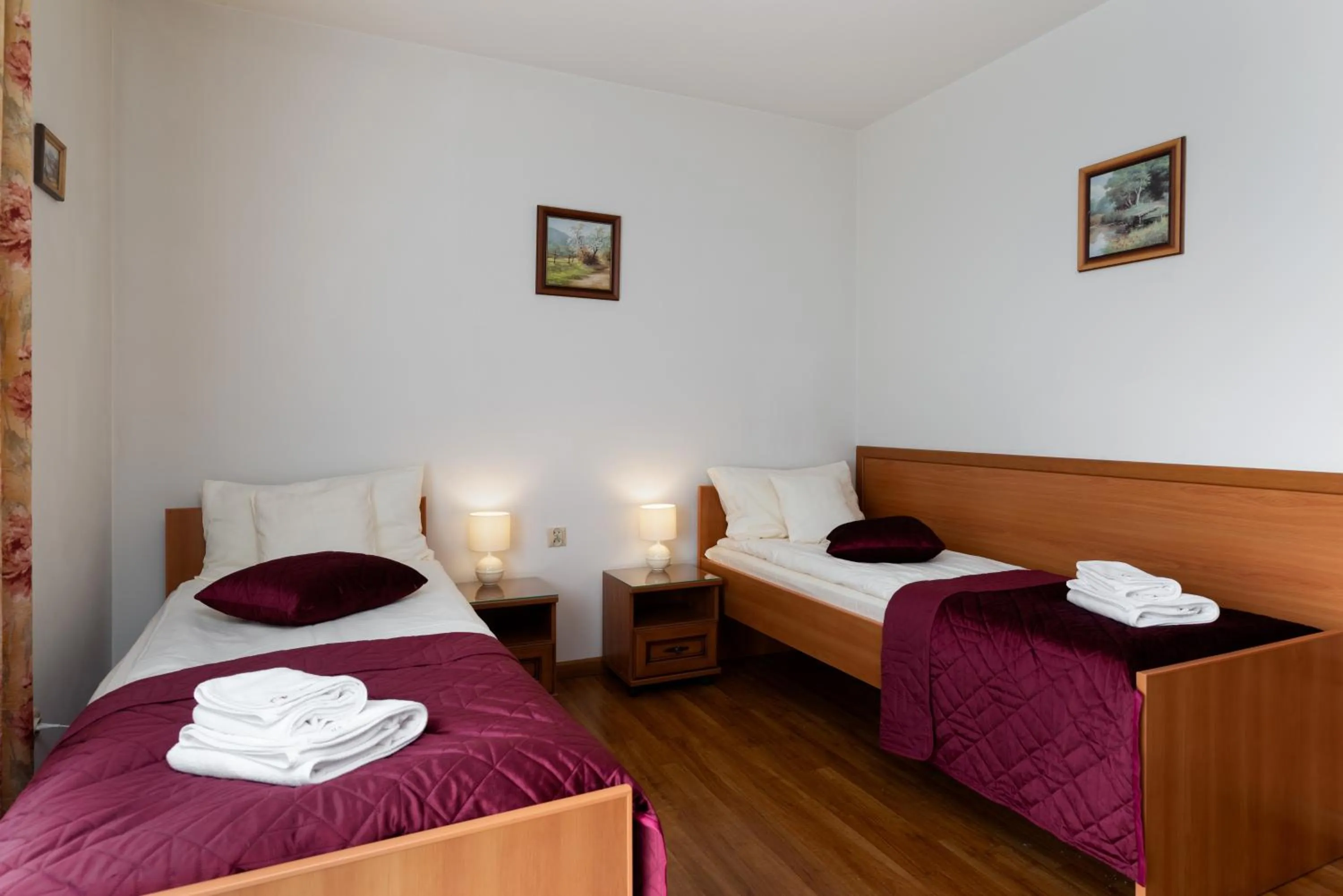 Bed in Willa i Wzgórze Jerrego Apartamenty i pokoje z widokiem na góry