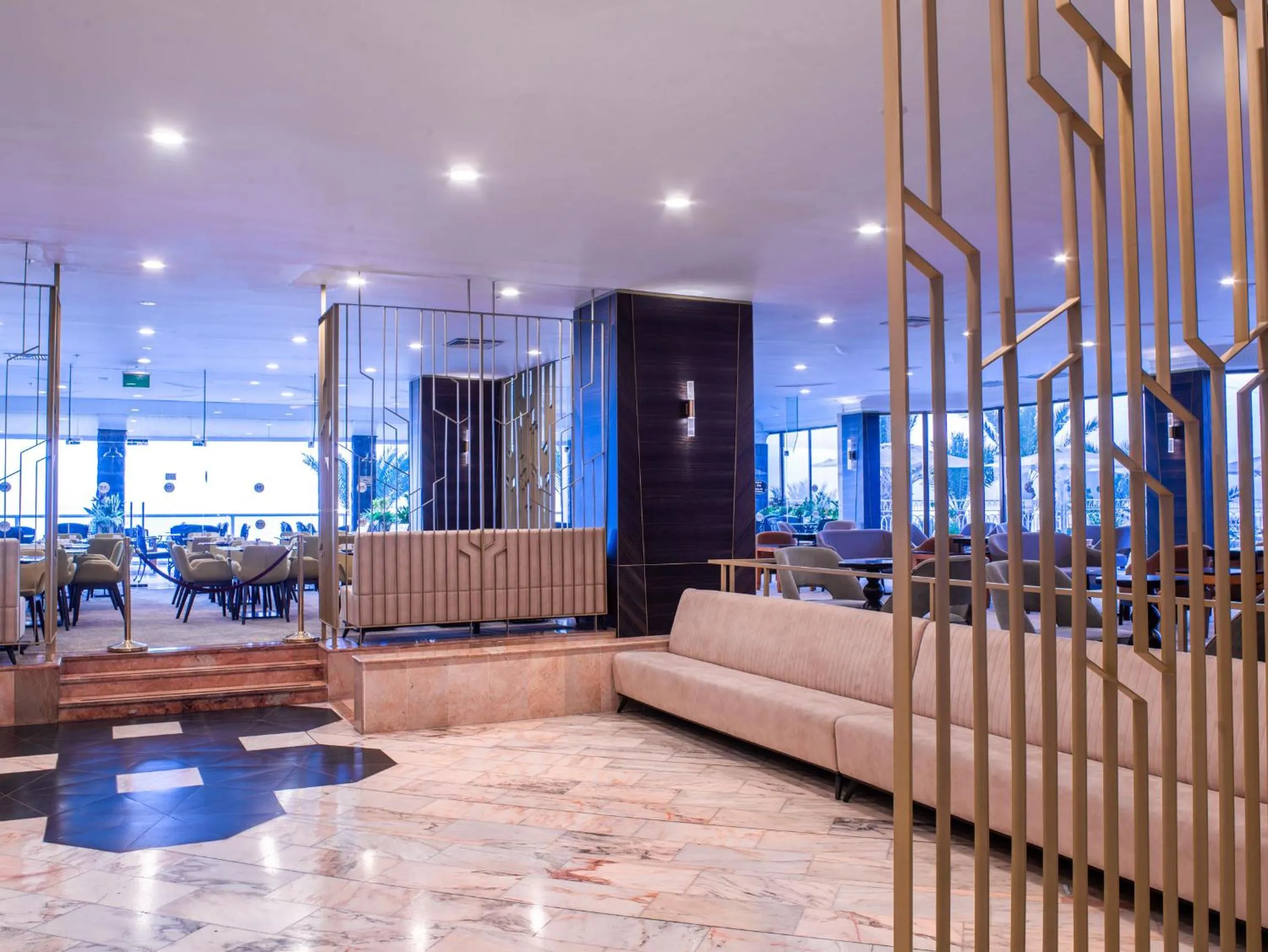 Seating area in Caesar Premier Tiberias Hotel