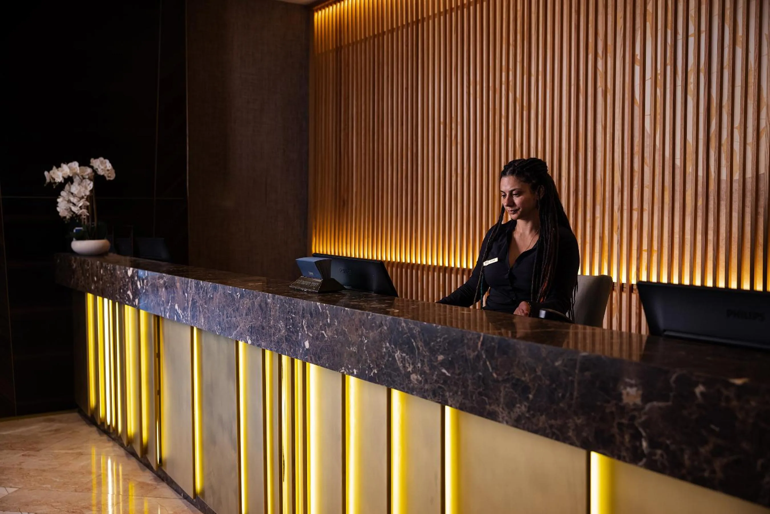 Lobby or reception in Caesar Premier Tiberias Hotel