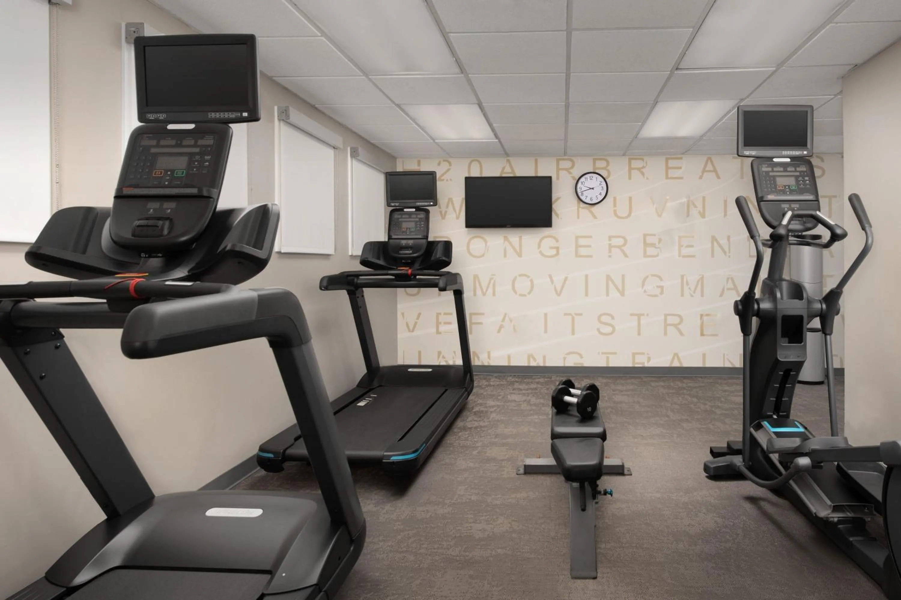 Fitness centre/facilities in Residence Inn by Marriott Fayetteville Cross Creek