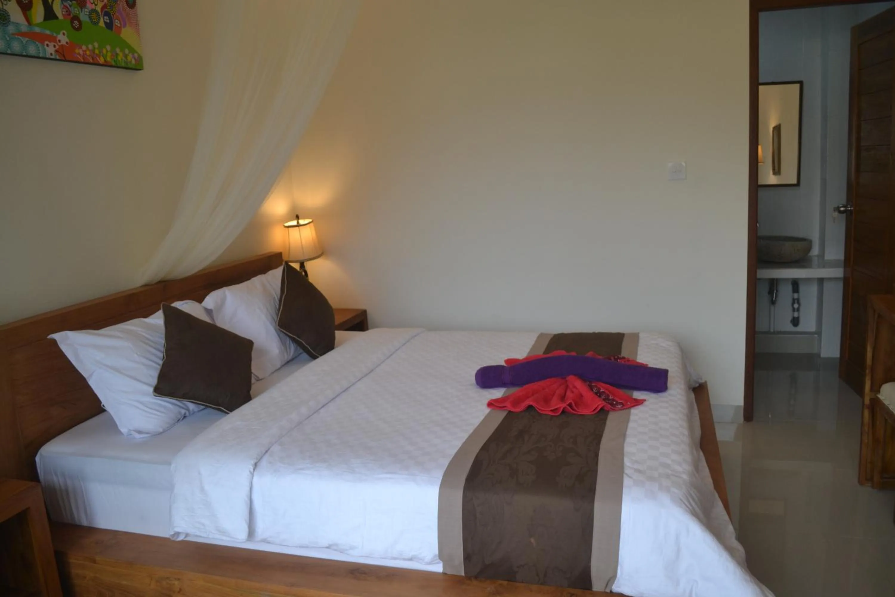 Bed in Master Homestay