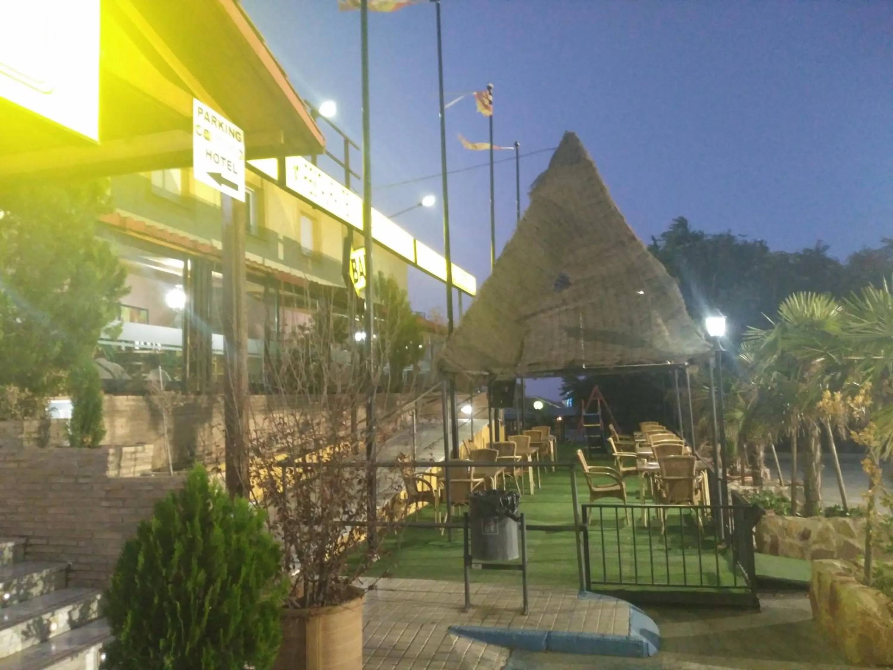 Garden view in Hotel Mirasierra