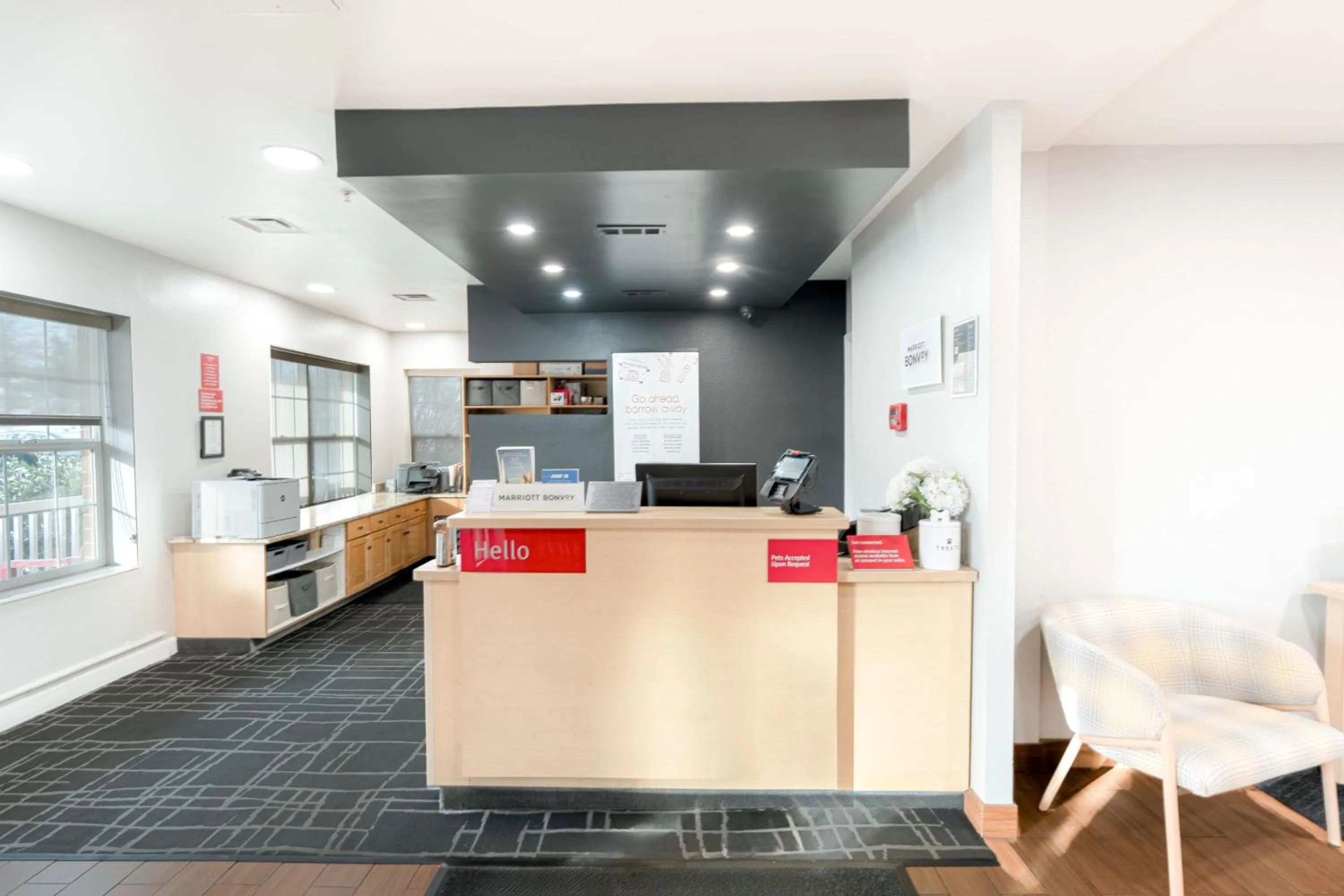 Lobby or reception in TownePlace Suites Fredericksburg