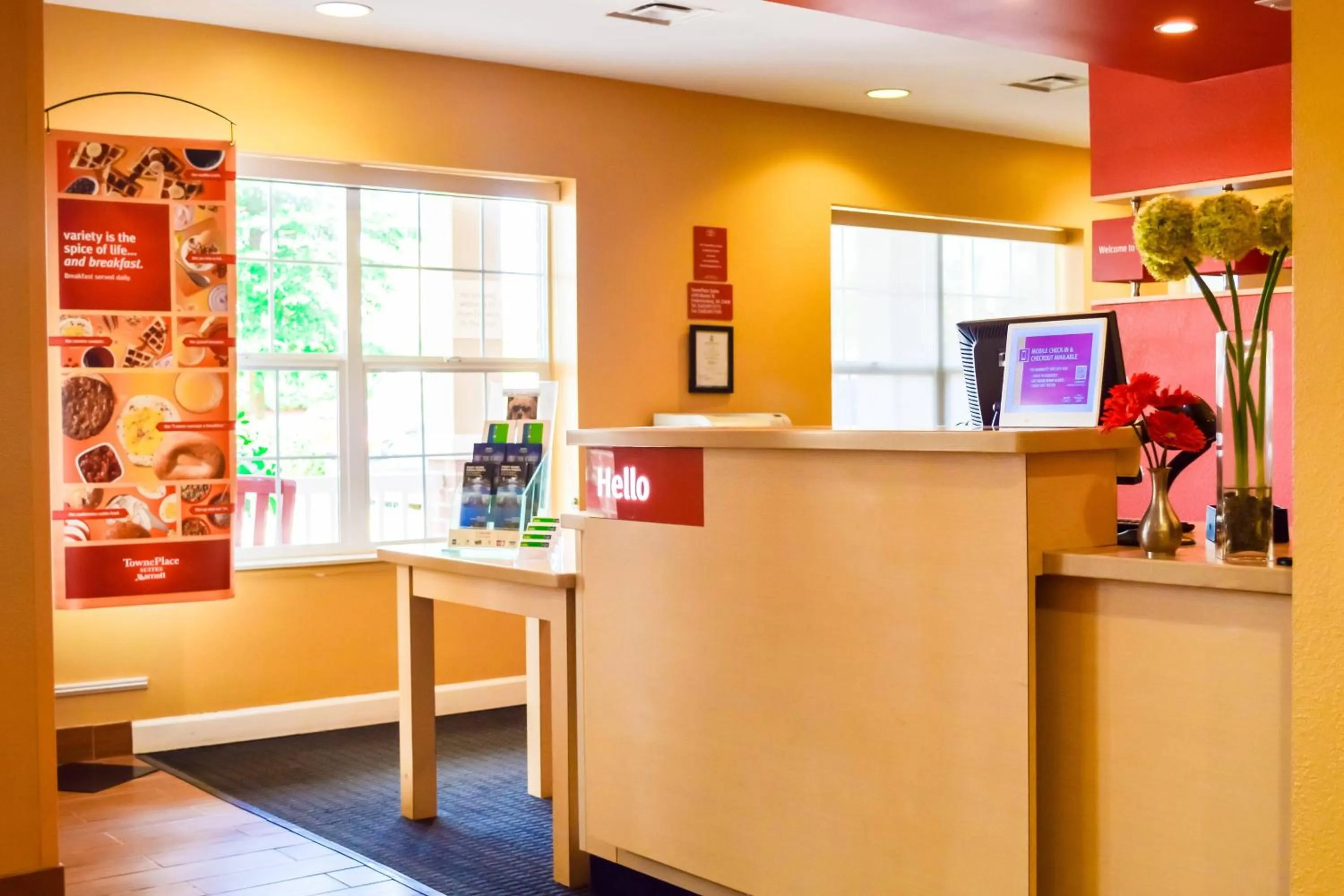 Lobby or reception in TownePlace Suites Fredericksburg