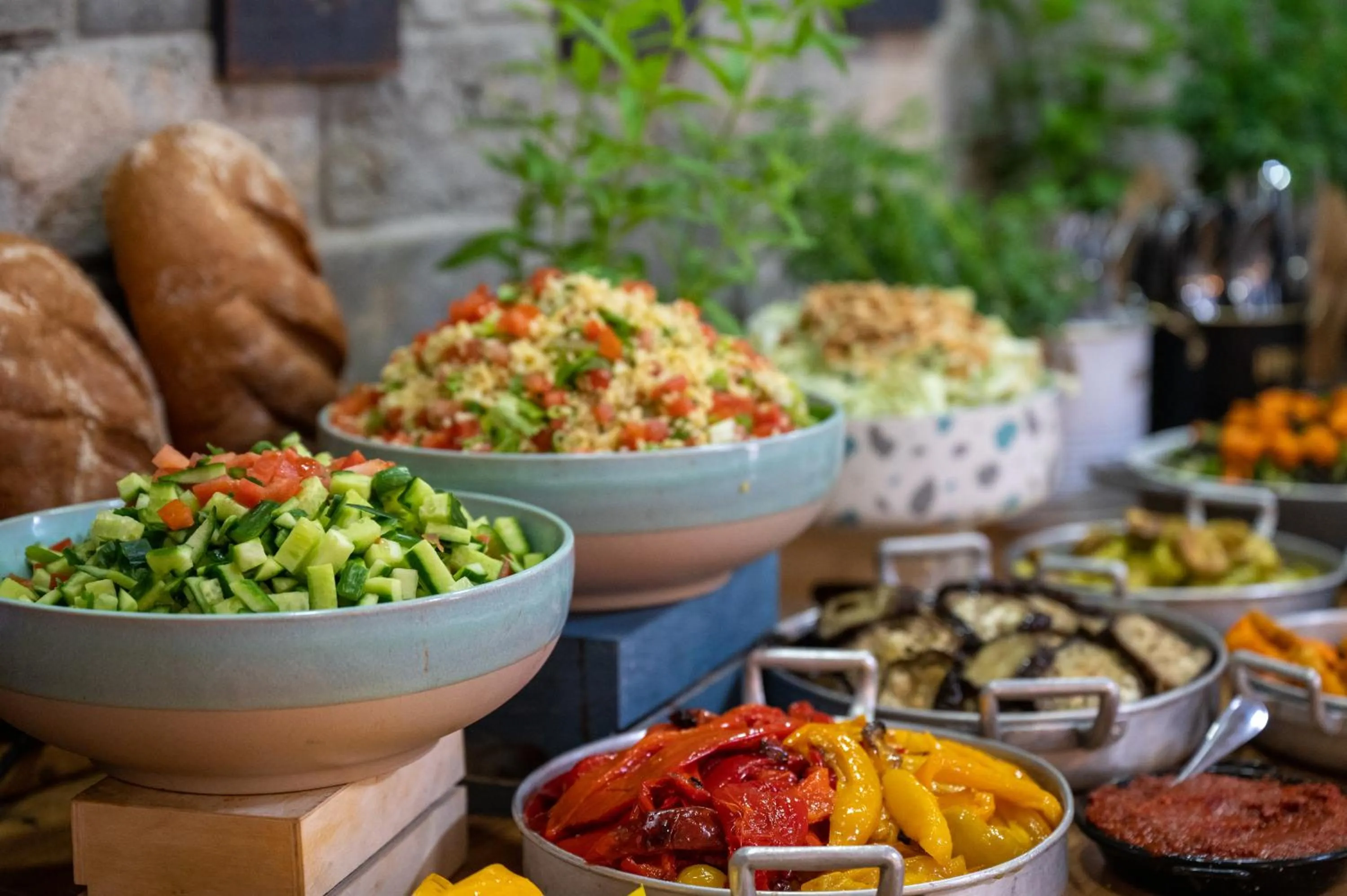 Buffet breakfast in Travel Hotel Eilon