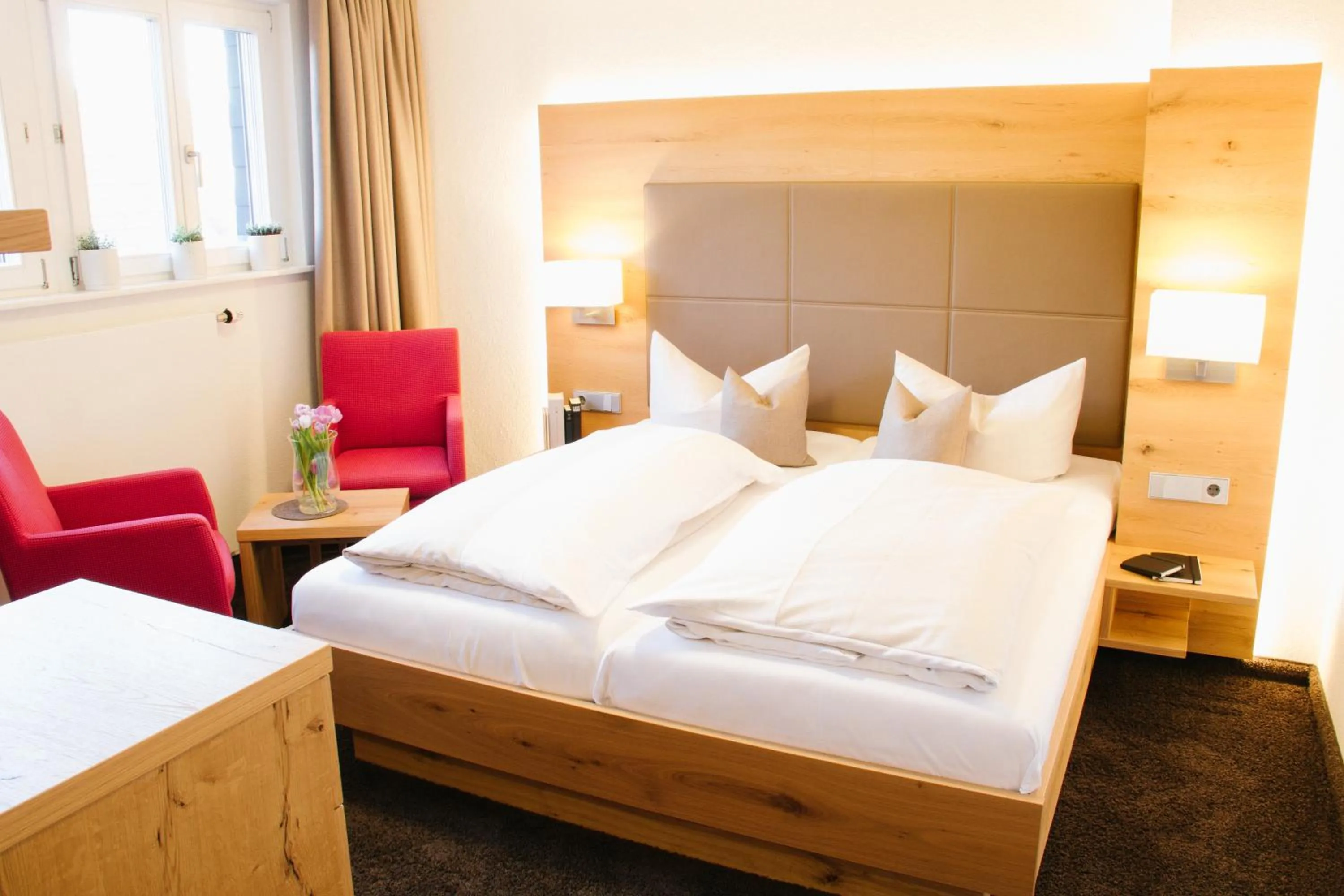 Bed in Hotel-Restaurant Sennhütte im Herzen des Südschwarzwalds