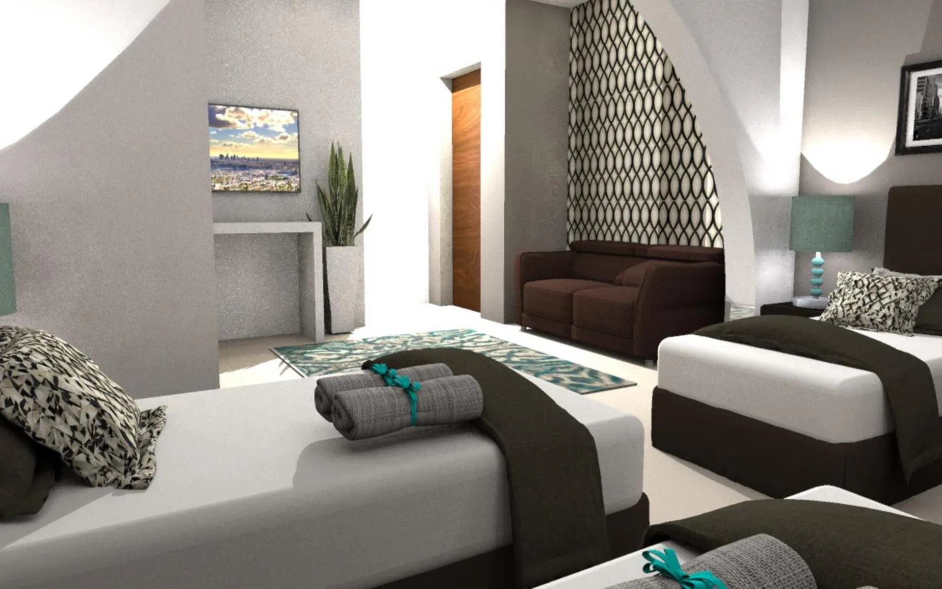 Bedroom, Bed in Buccaneers Boutique Guest House