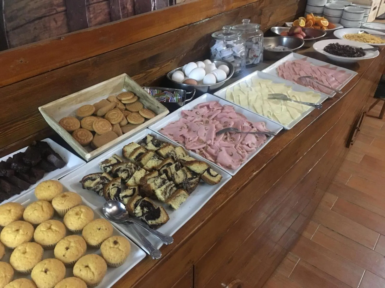 Continental breakfast in Buccaneers Boutique Guest House