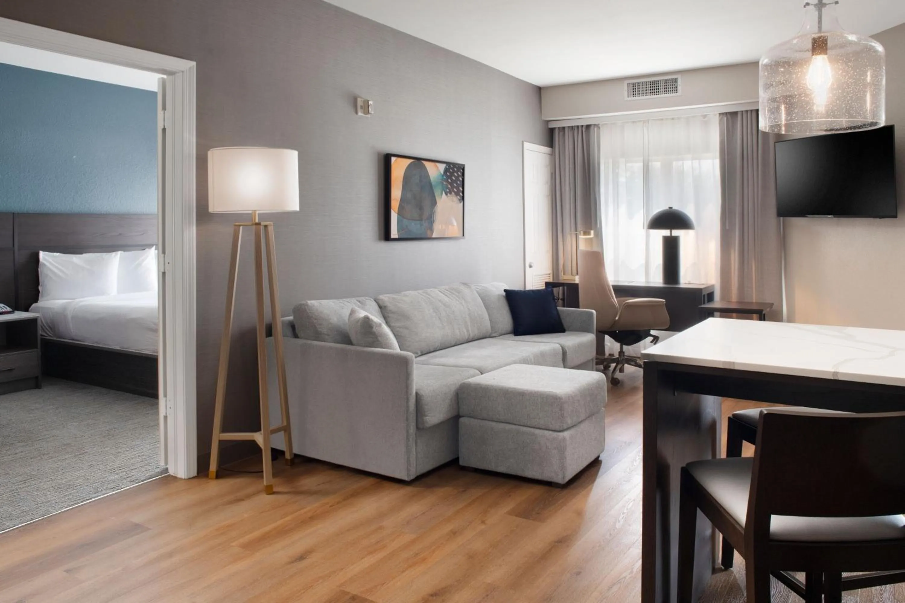 Bedroom, Bed in Residence Inn by Marriott Fort Smith