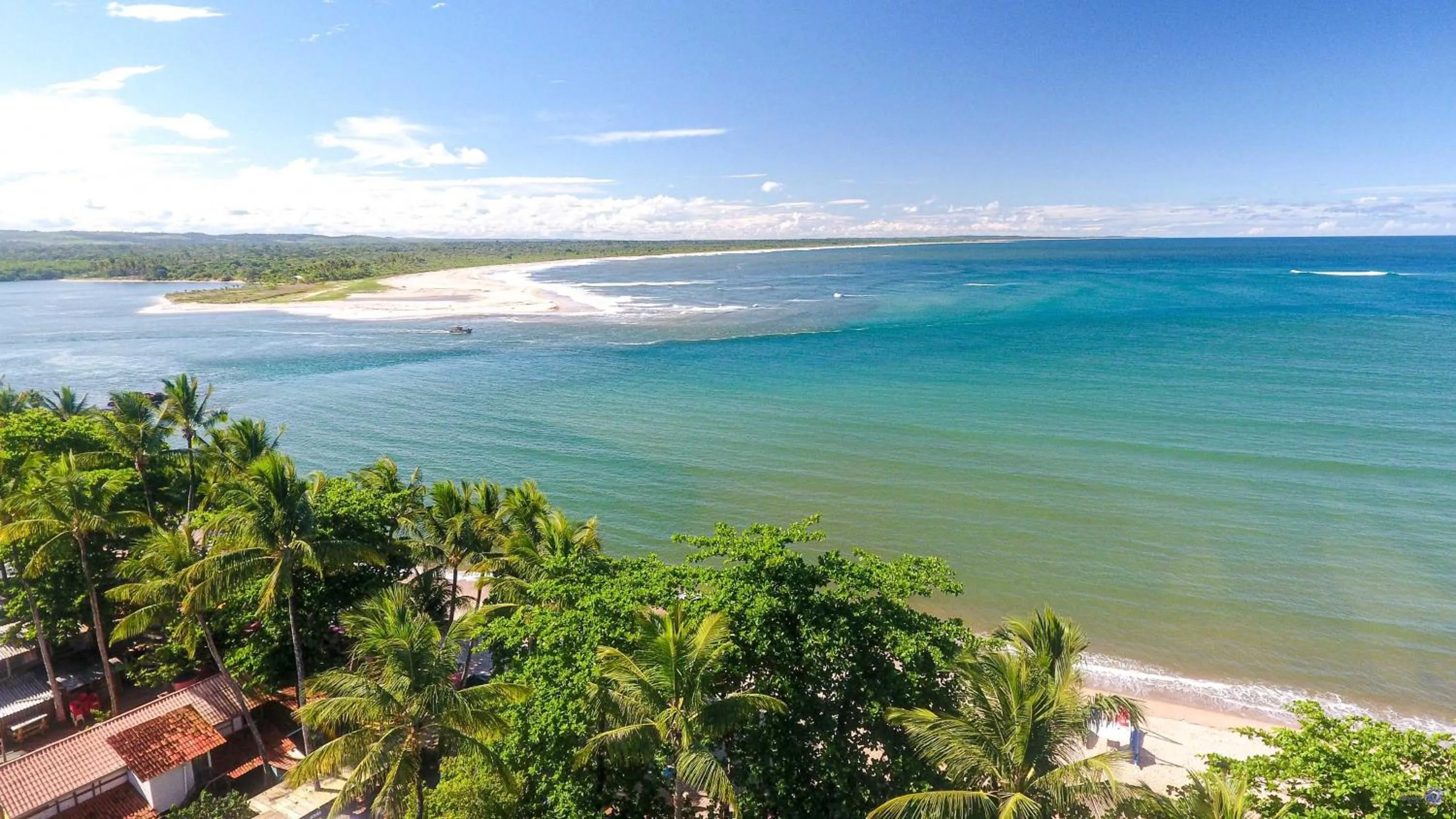 Bird's eye view in Pousada Piratas