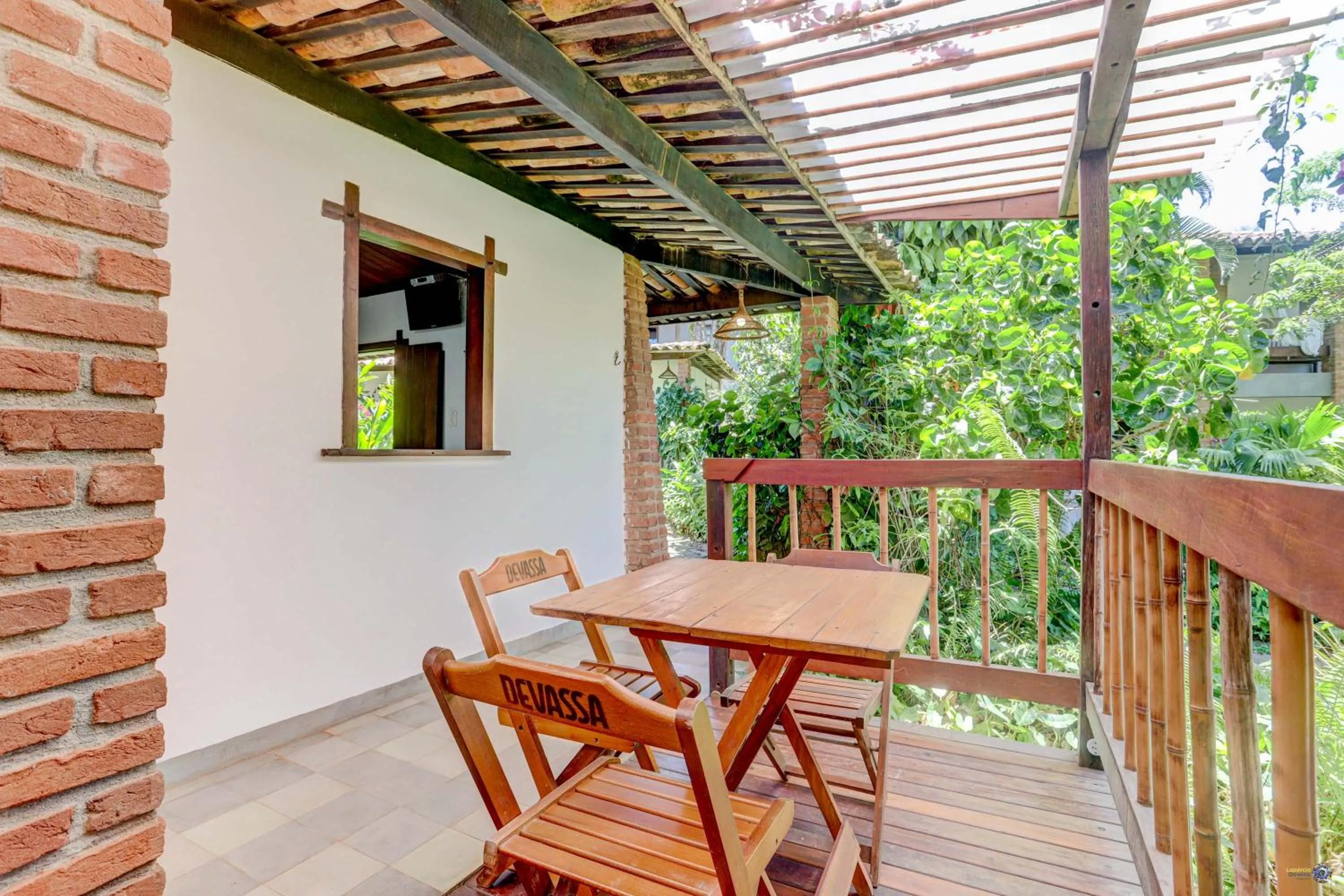 Patio in Pousada Piratas