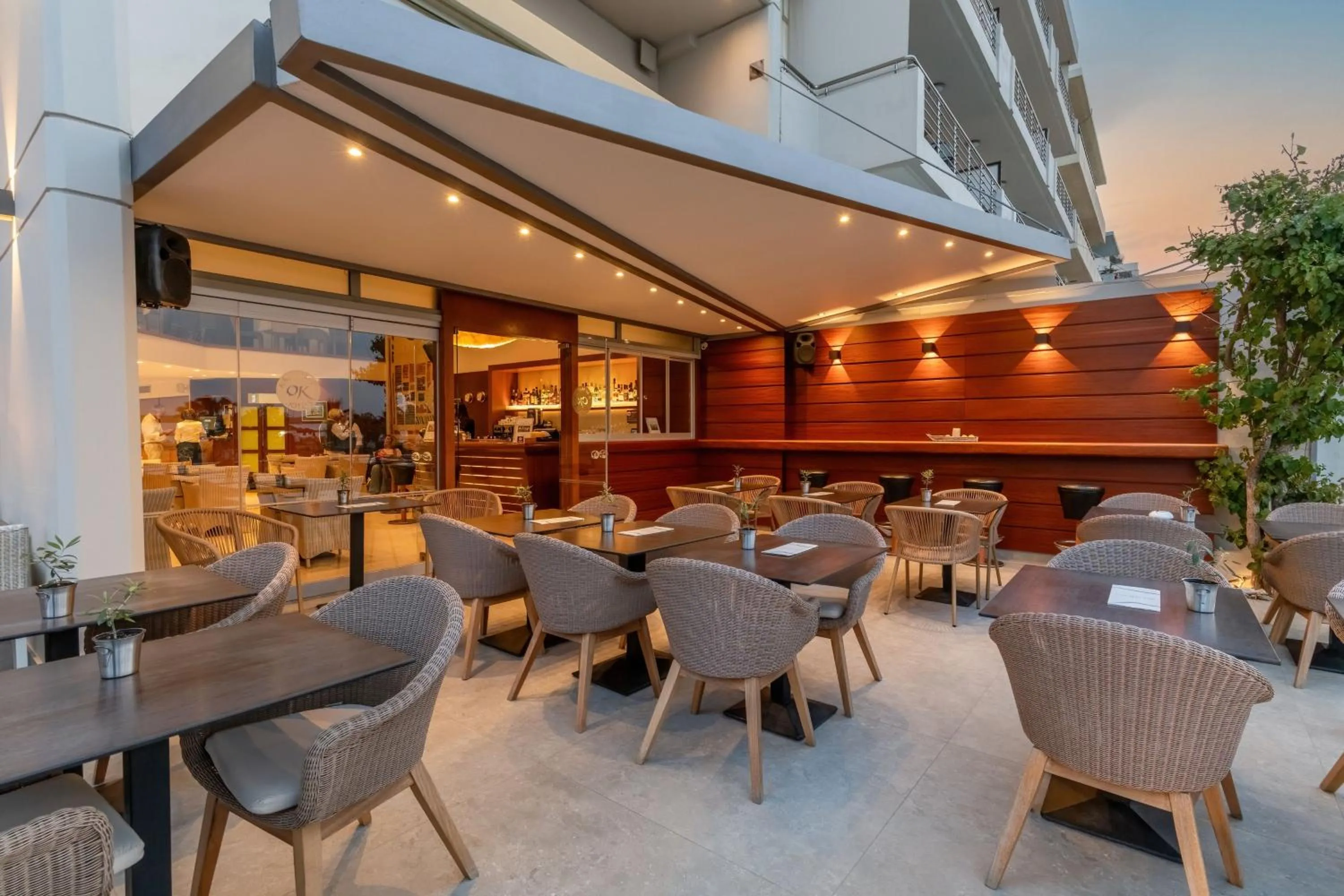 Lounge or bar in Kriti Beach Hotel