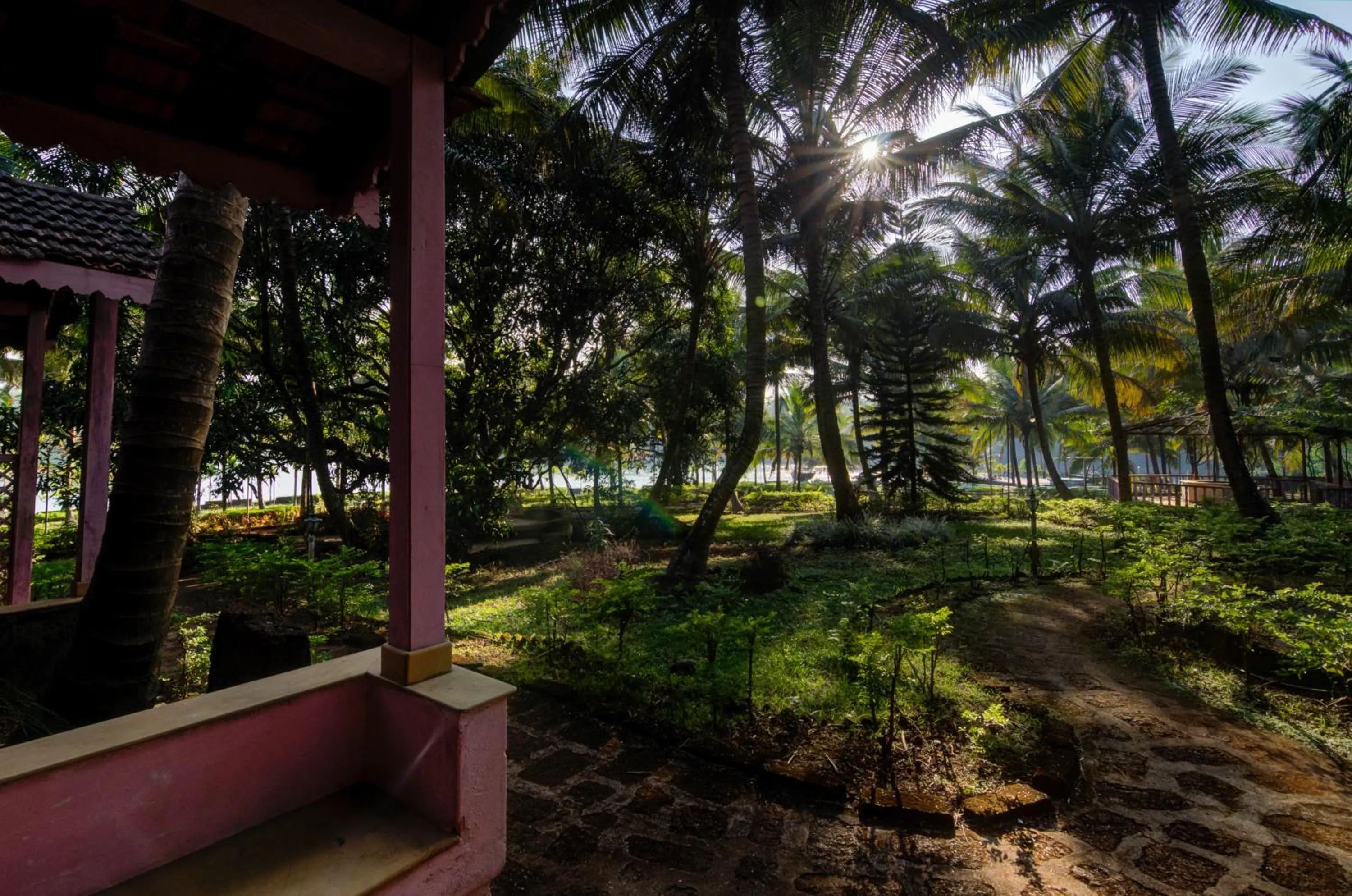 Garden view in Shantai By the Lake