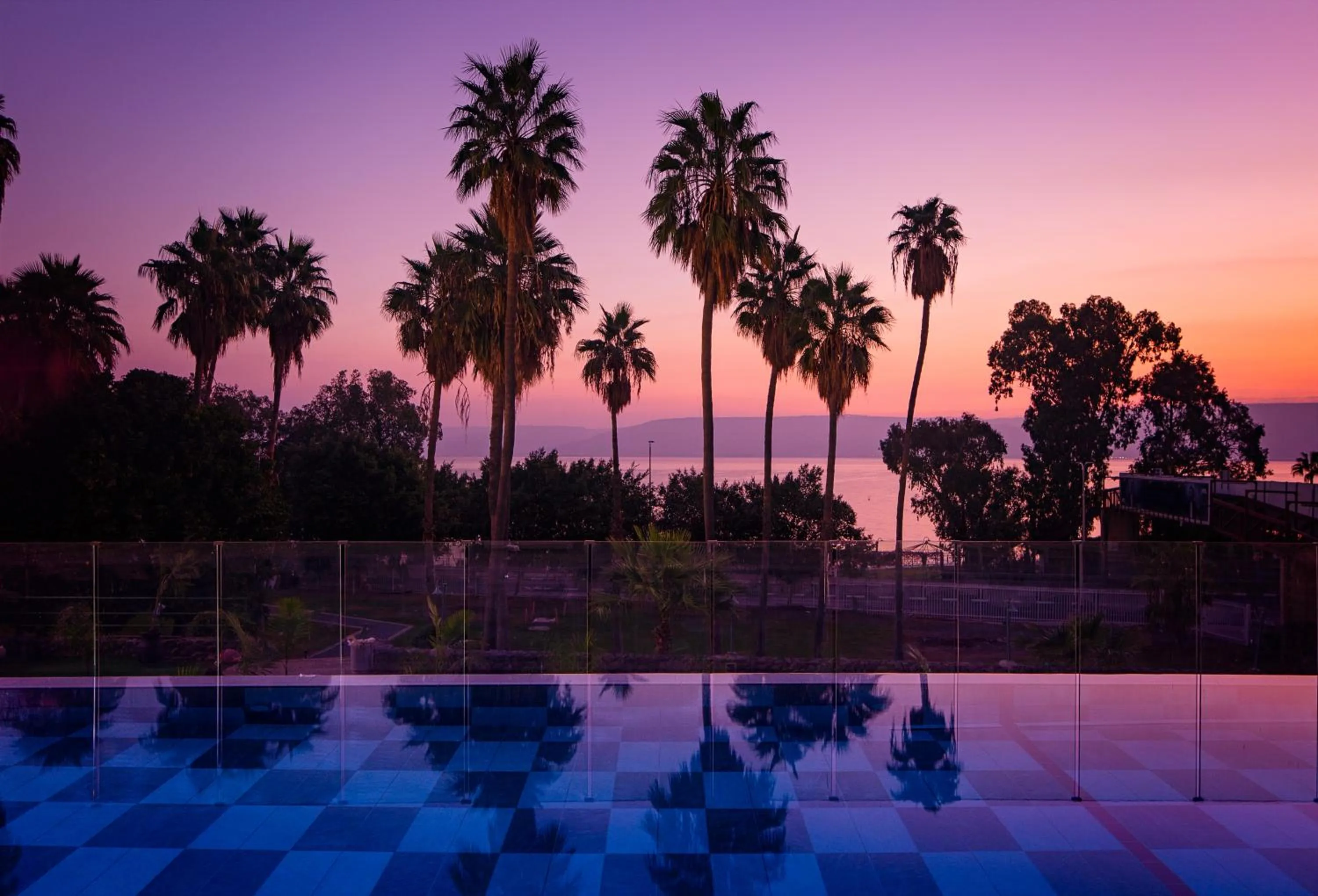 Swimming pool in Hotel Lake House Kinneret