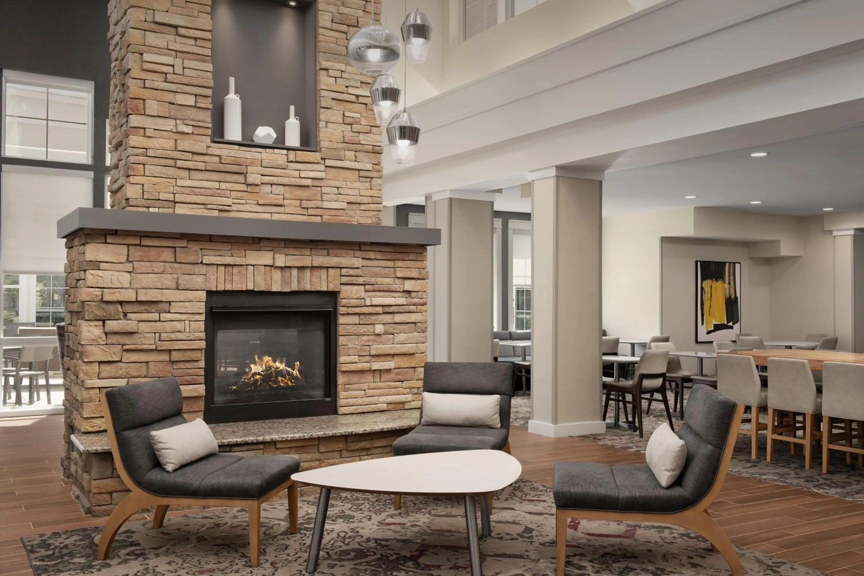 Lobby or reception in Residence Inn by Marriott Greensboro Airport
