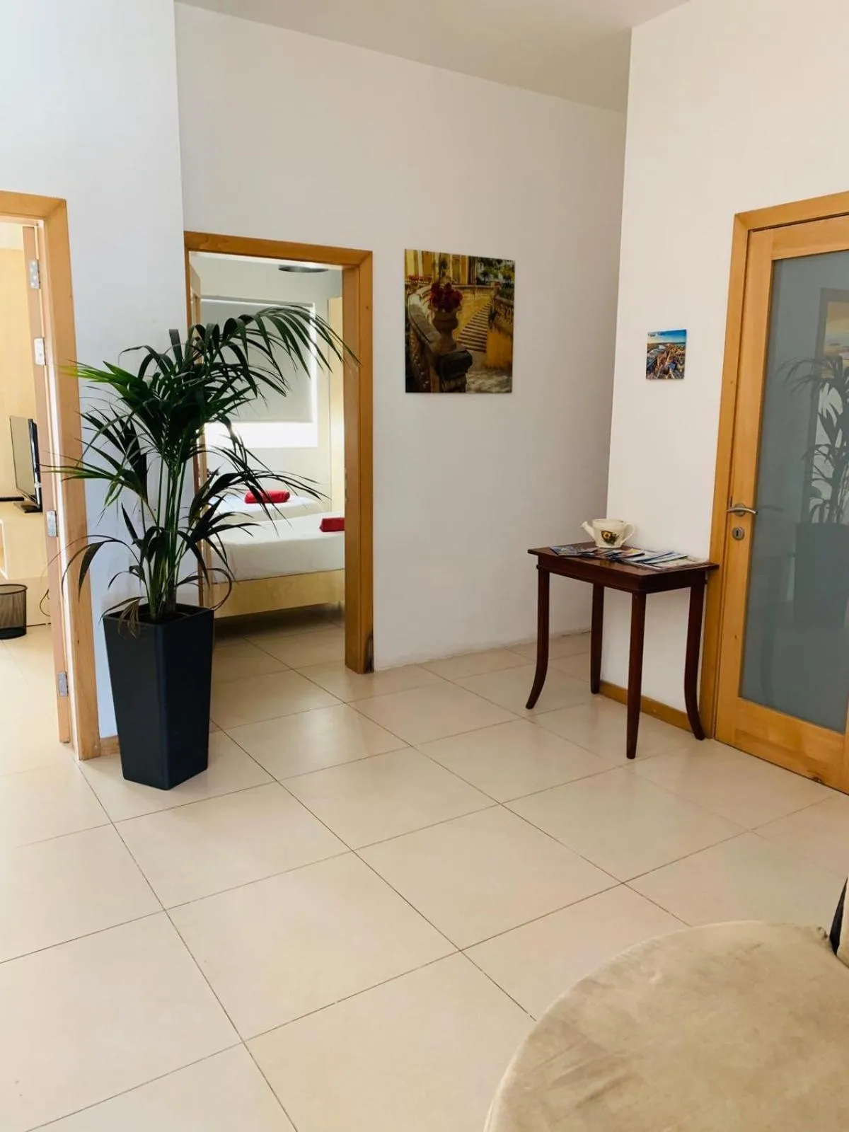 Seating area in Hostel Malti Budget