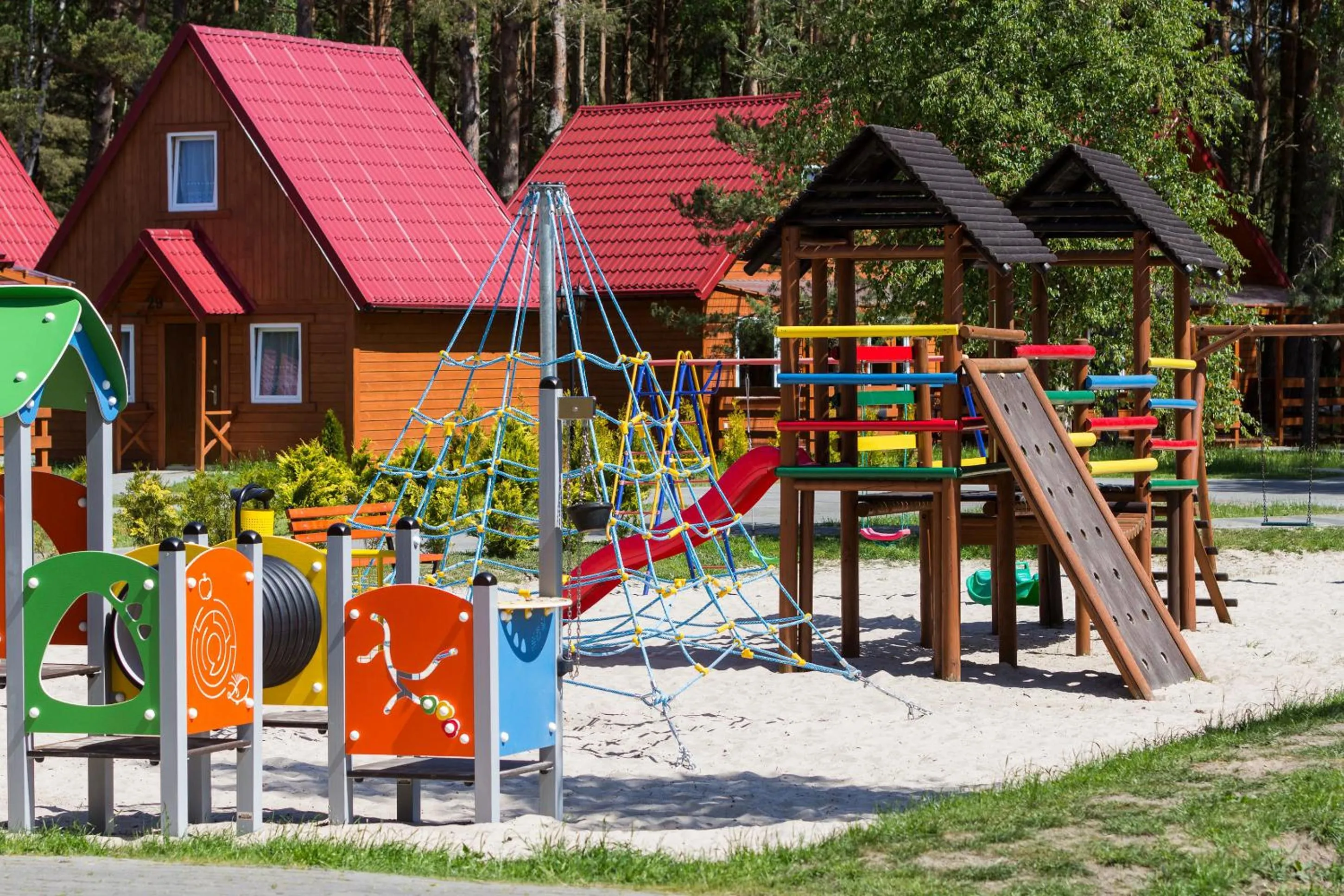 Children play ground in BURSZTYN - BERNSTEIN SPA & Wellness