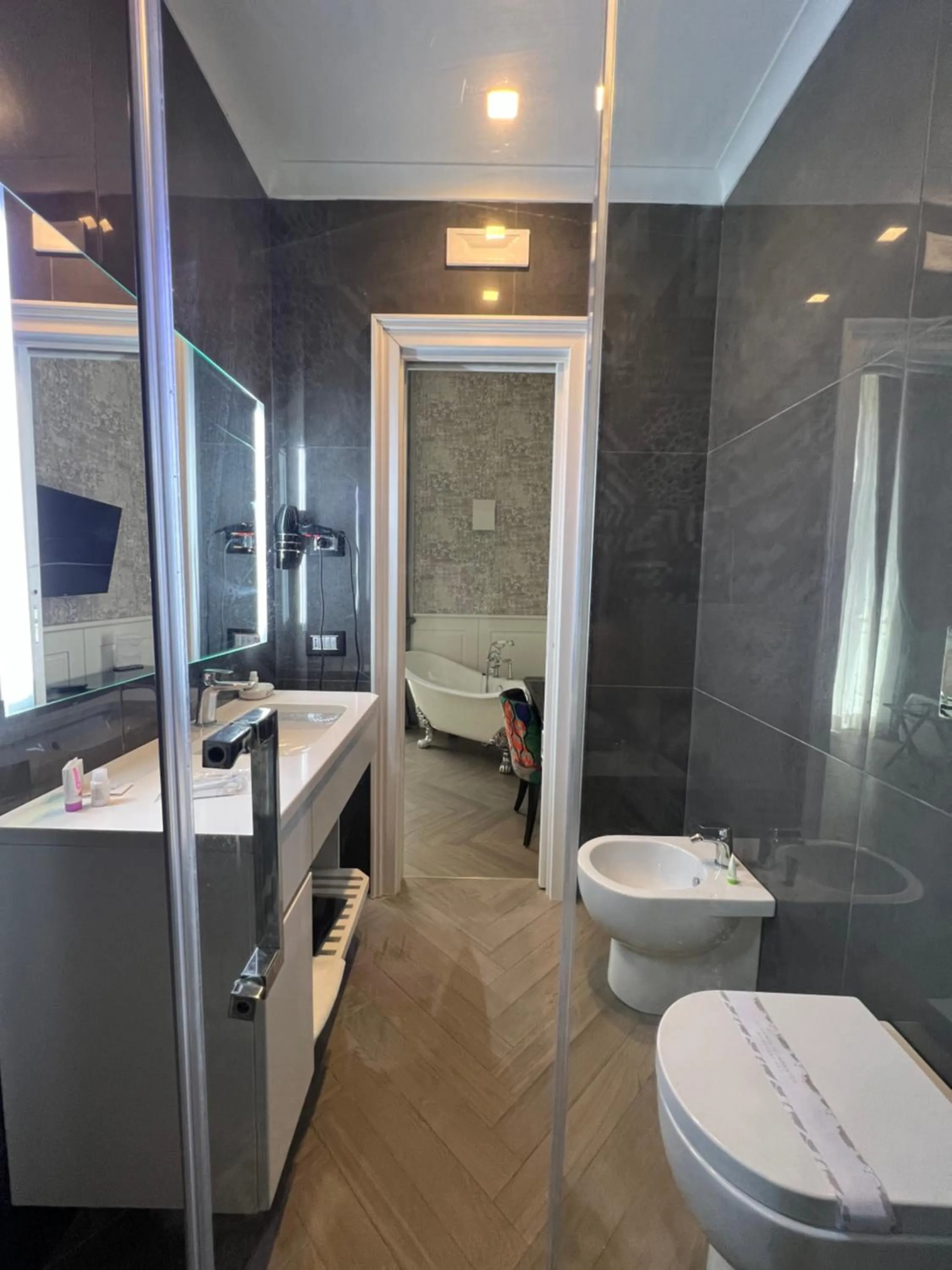 Shower in Relais Piazza Vittoria