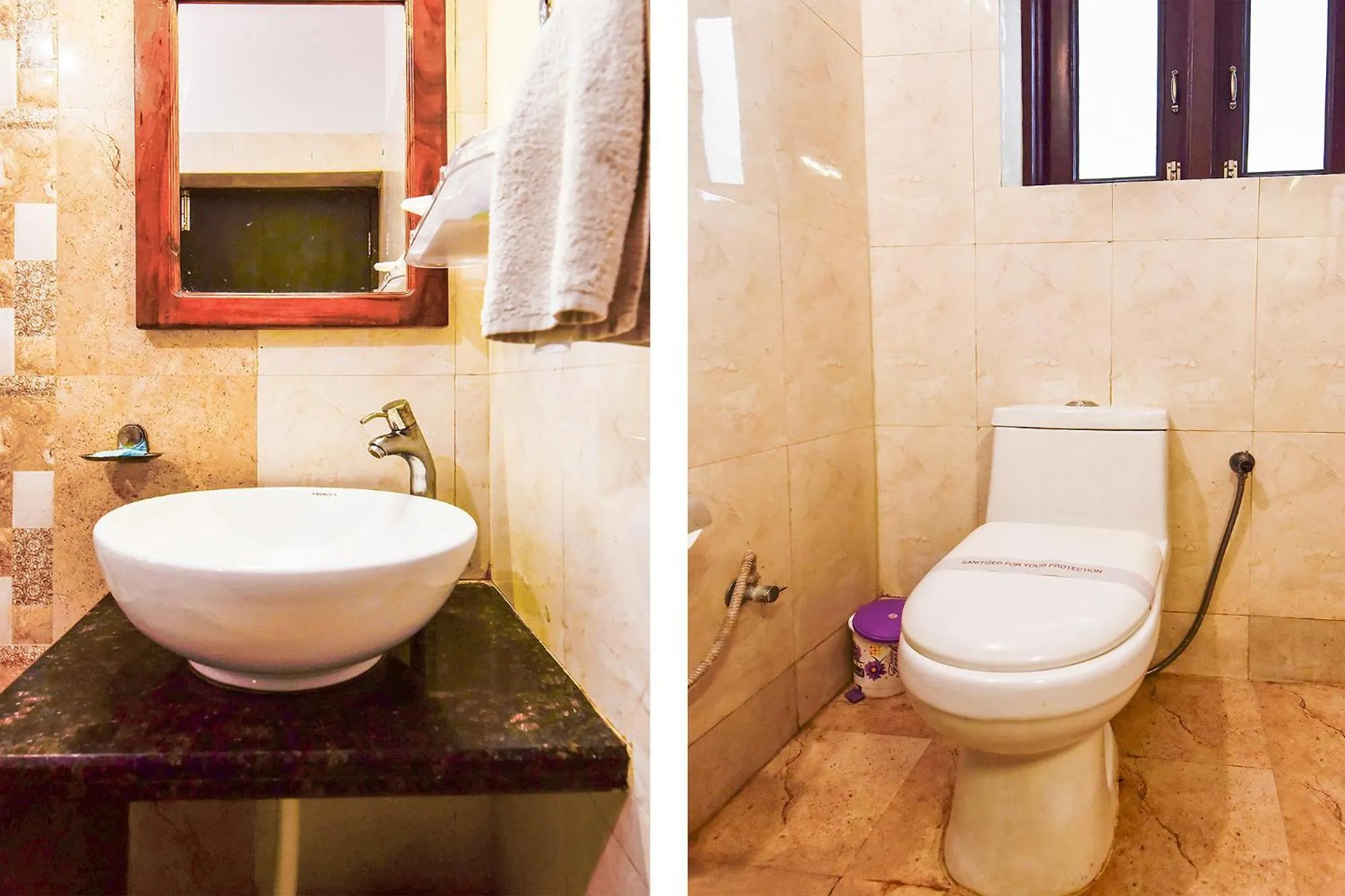 Bathroom in Hotel Harsoli Haveli