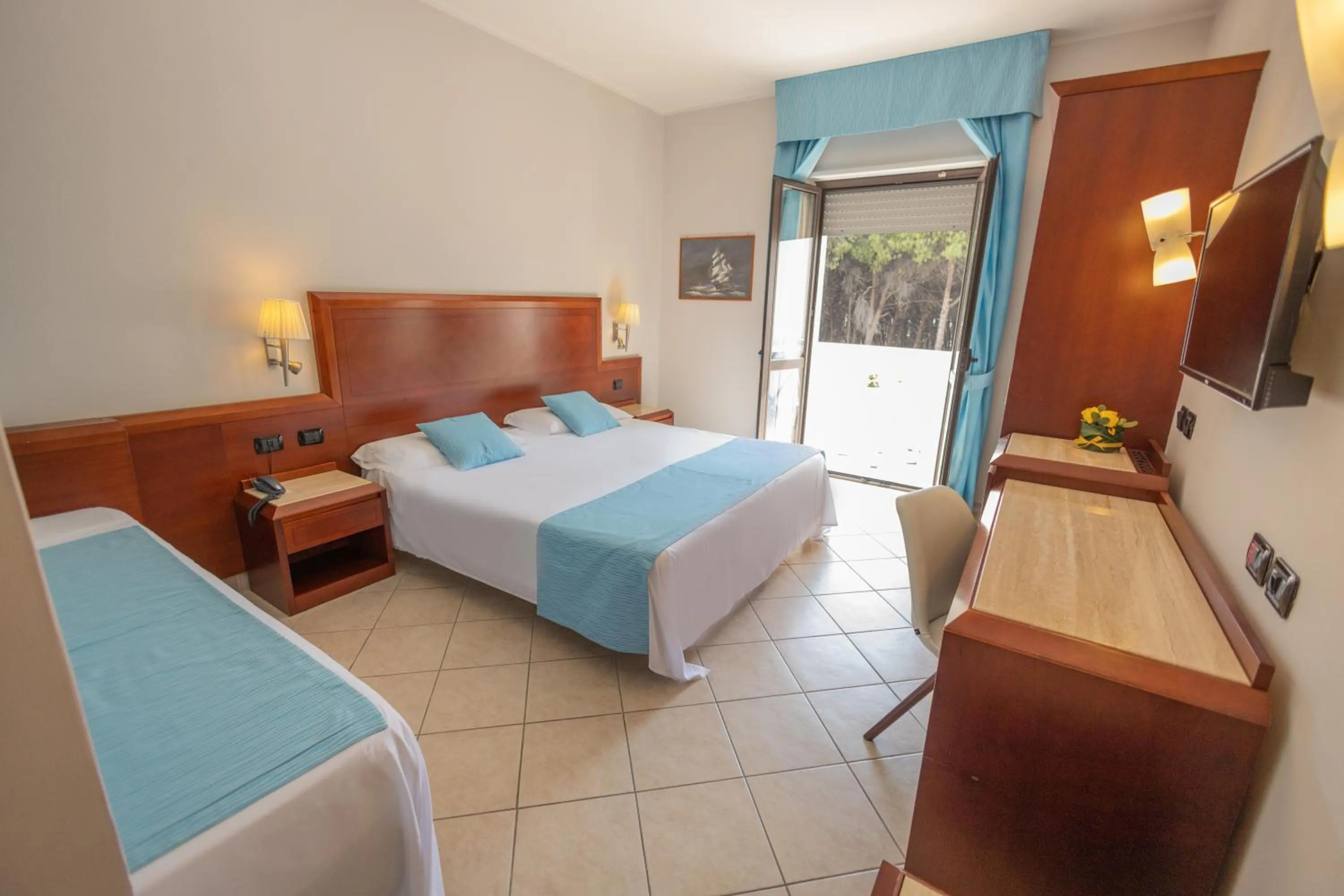 Bedroom, Bed in Hotel Le Palme