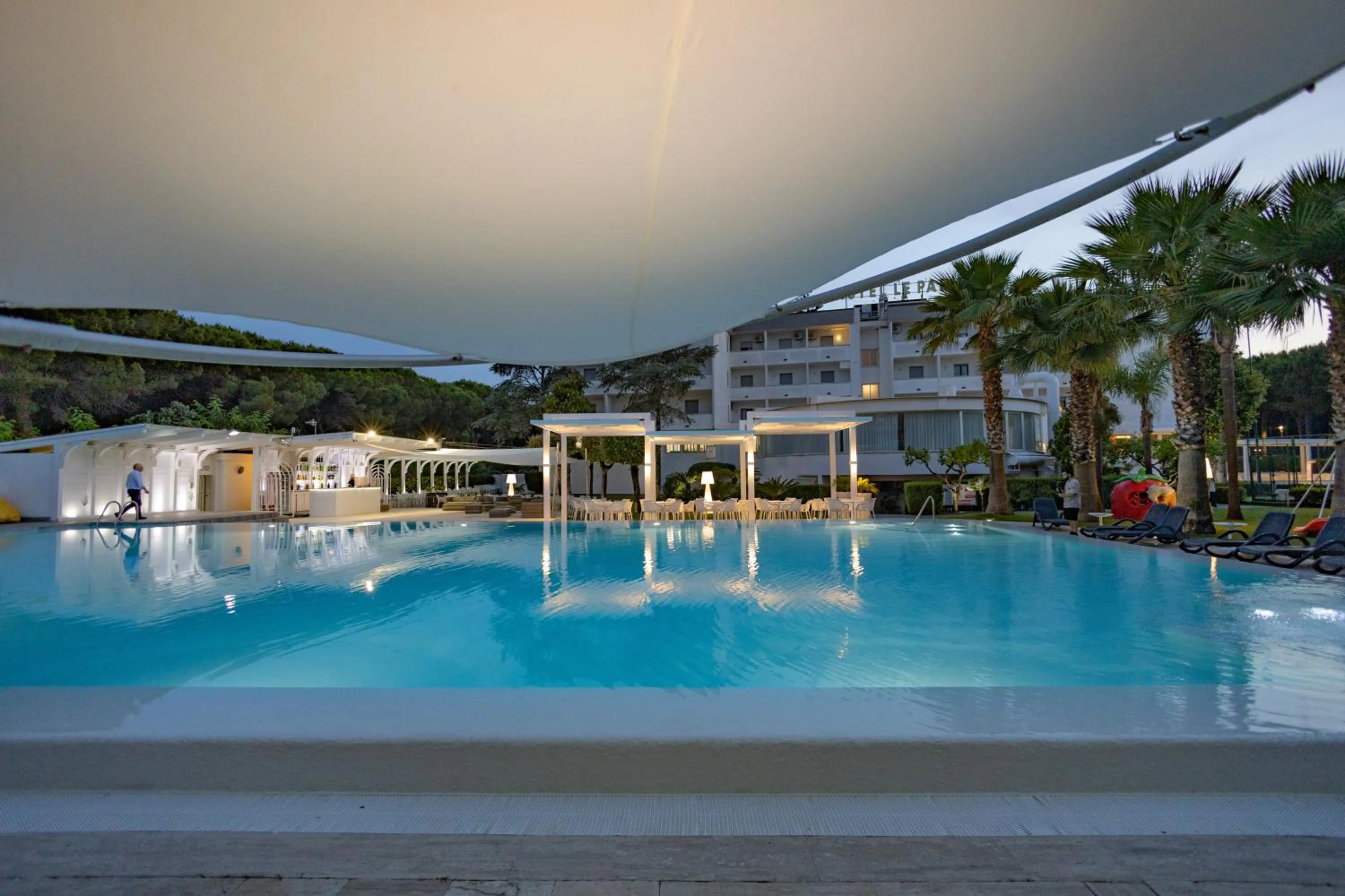 Swimming pool in Hotel Le Palme