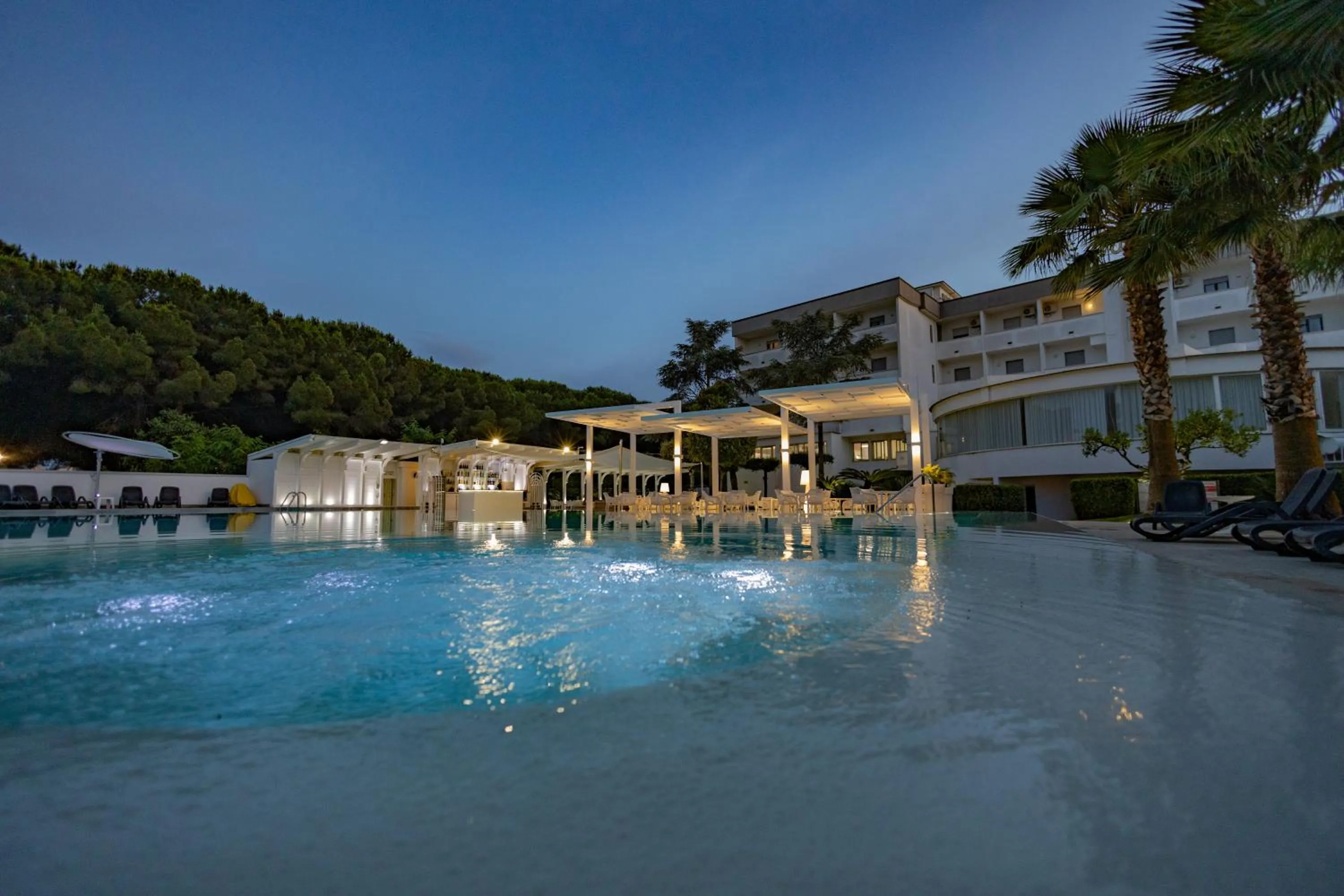 Swimming pool in Hotel Le Palme