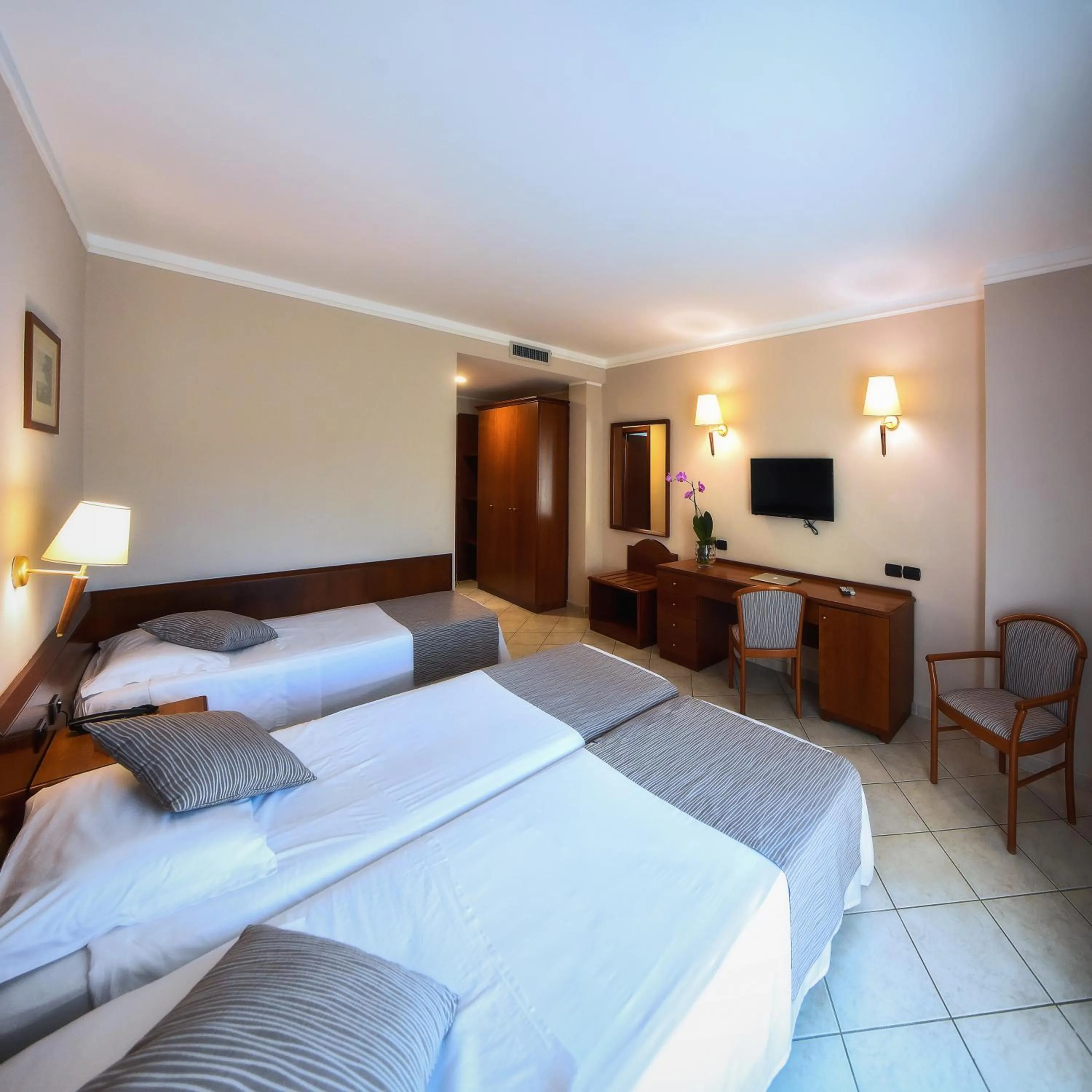 Bedroom, Bed in Hotel Le Palme