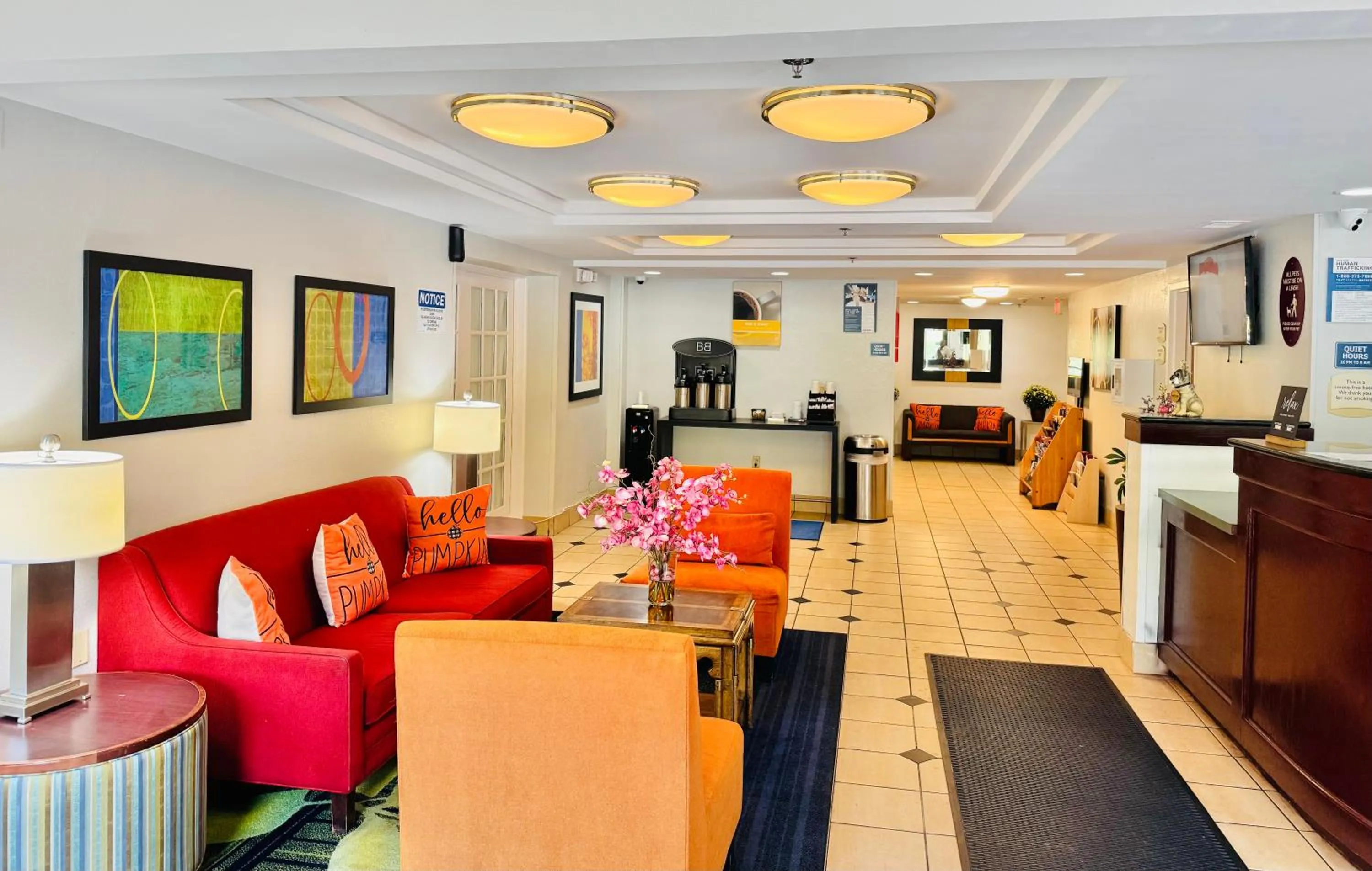 Lobby or reception in Motel 6-Milford, CT