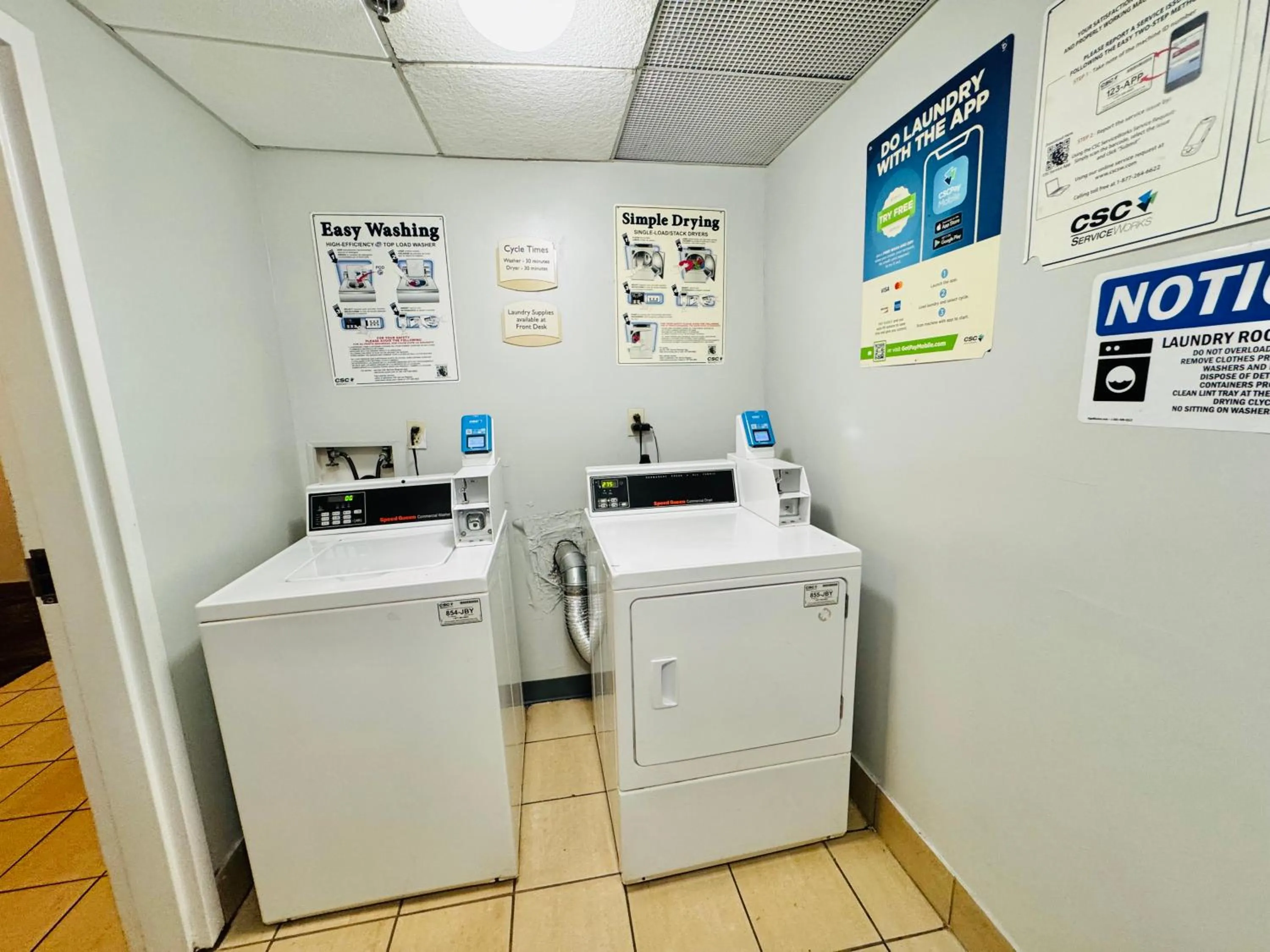 laundry in Motel 6-Milford, CT