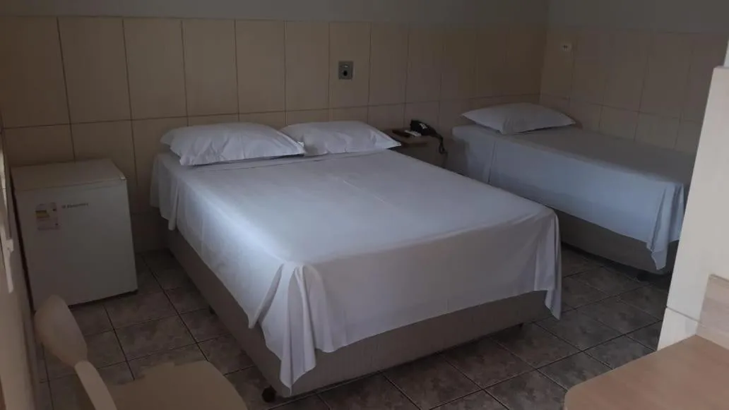 Bed in Hotel Maringa