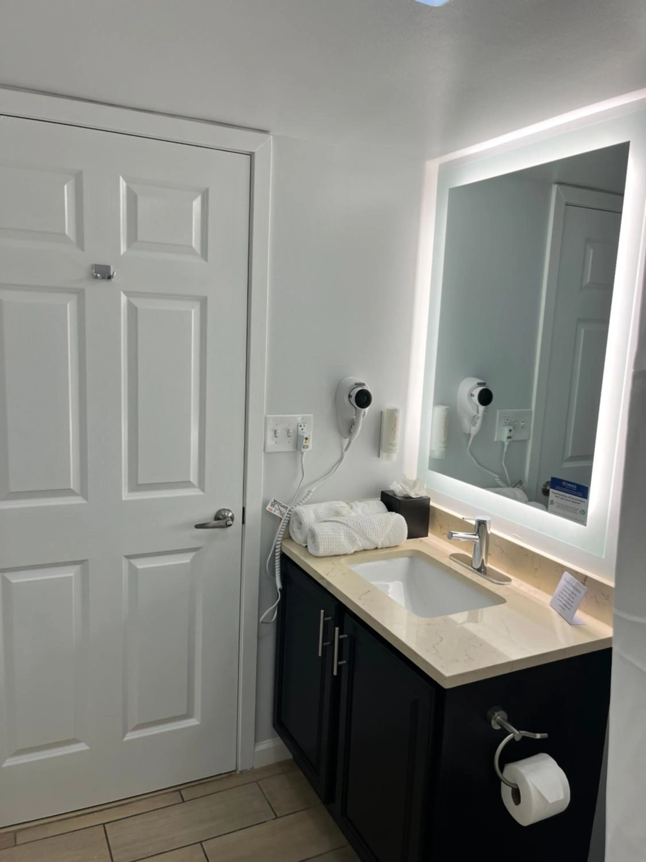 Bathroom in MainStay Suites Sterling near Dulles Town Center
