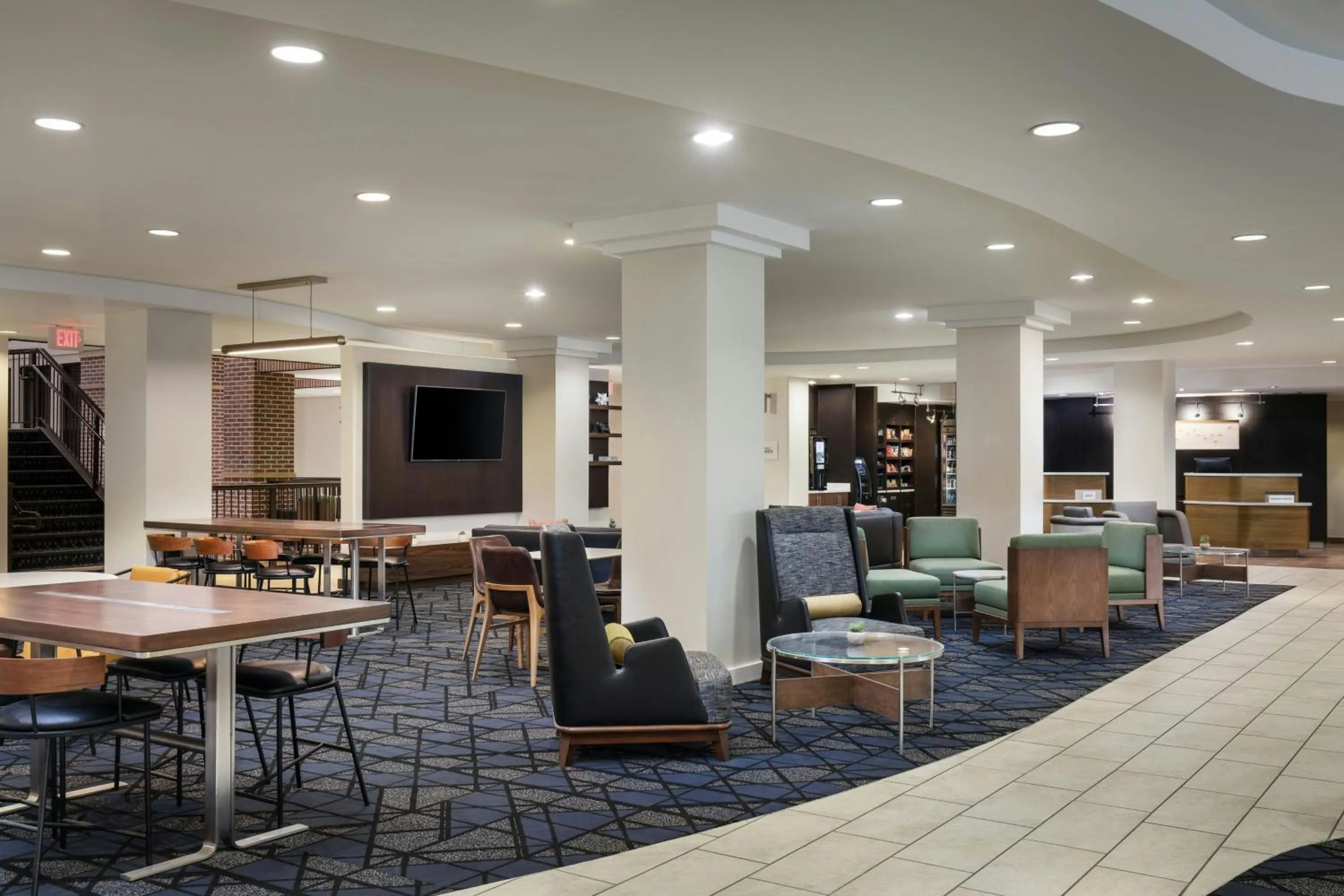 Lobby or reception in Courtyard by Marriott Wichita at Old Town