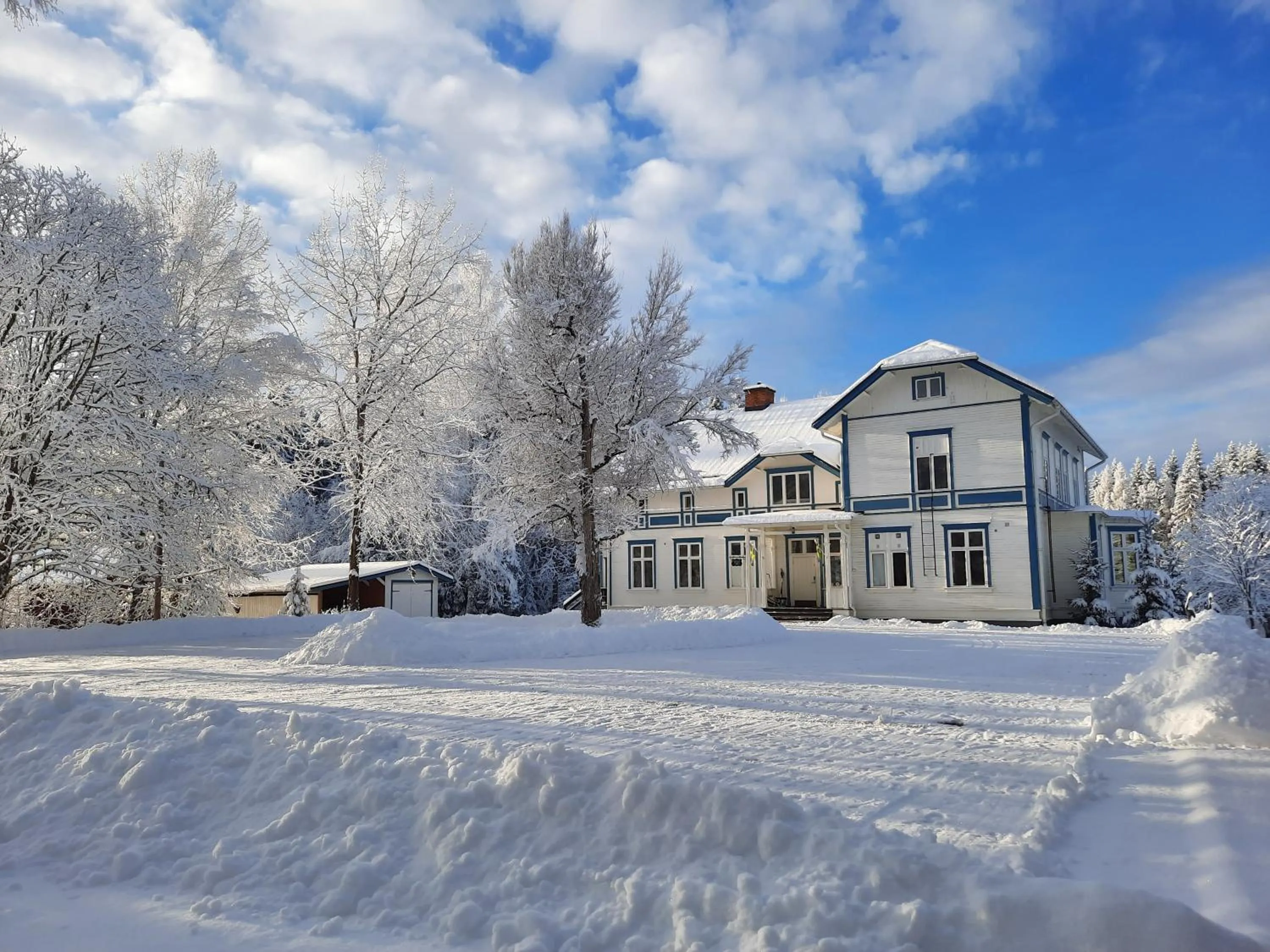 Facade/entrance in Geijersholms Herrgård