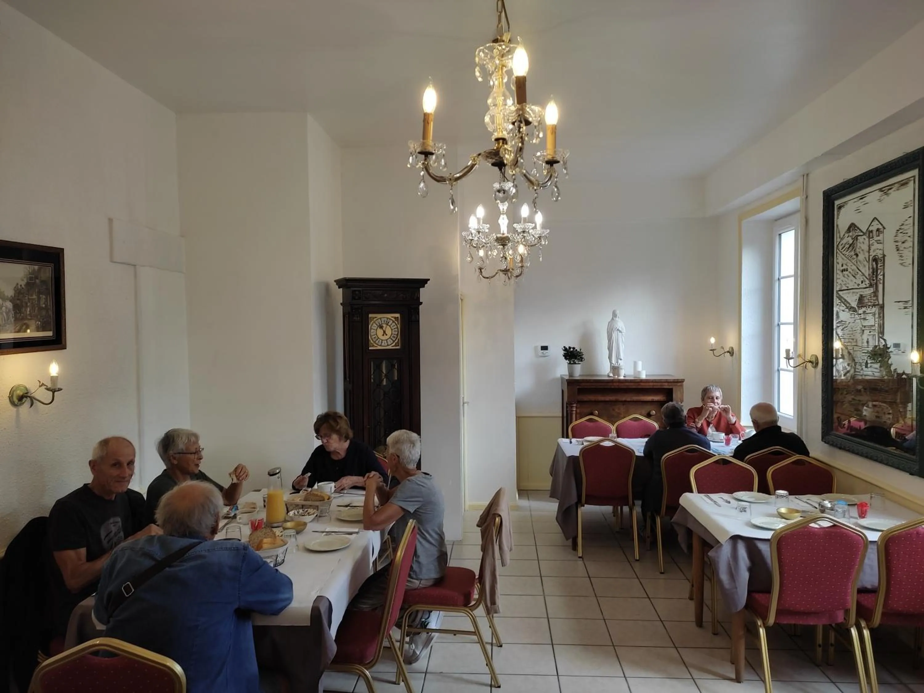 Dining area in Hotel des Voyageurs