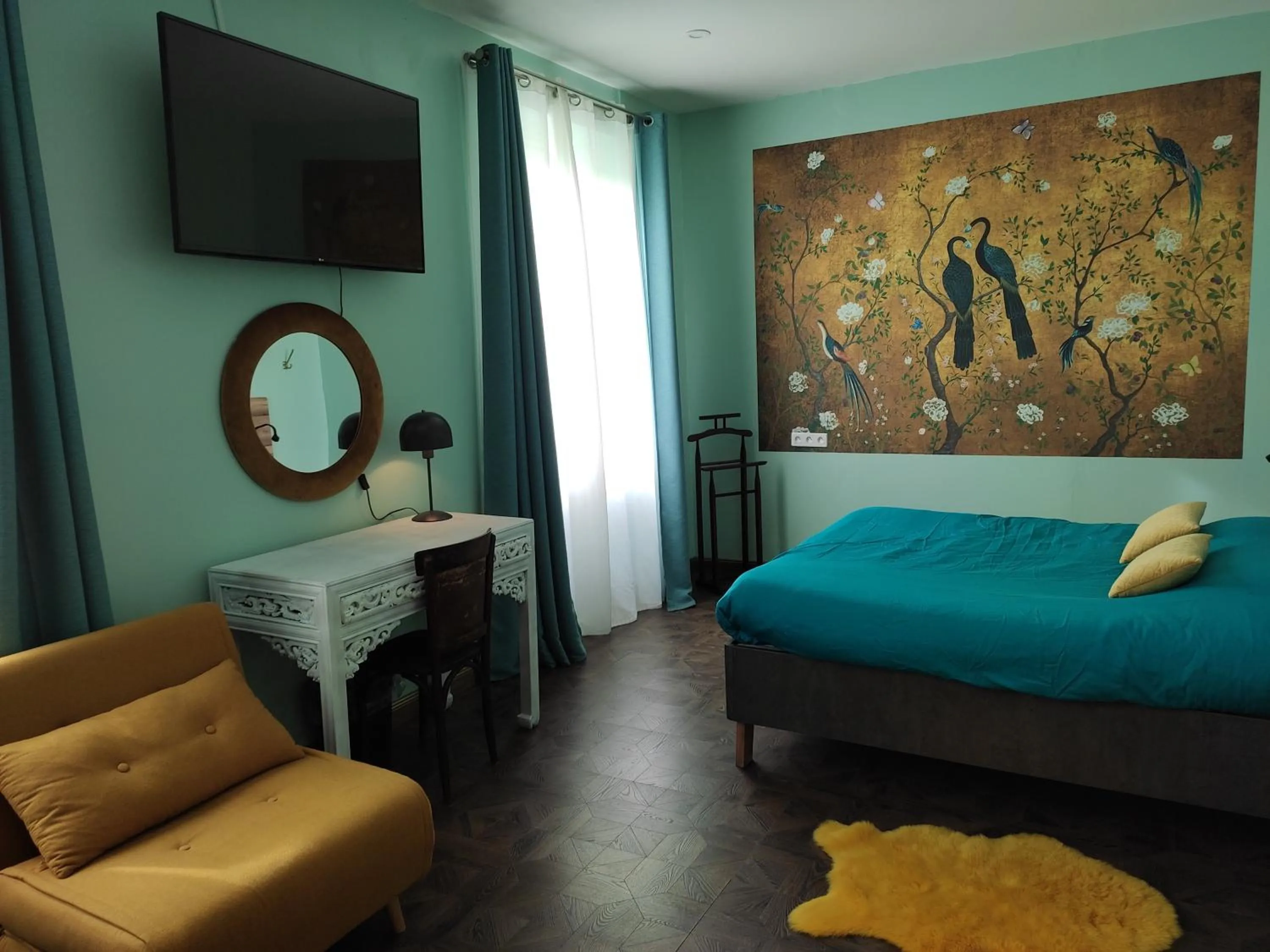 Bedroom, Bed in Hotel des Voyageurs