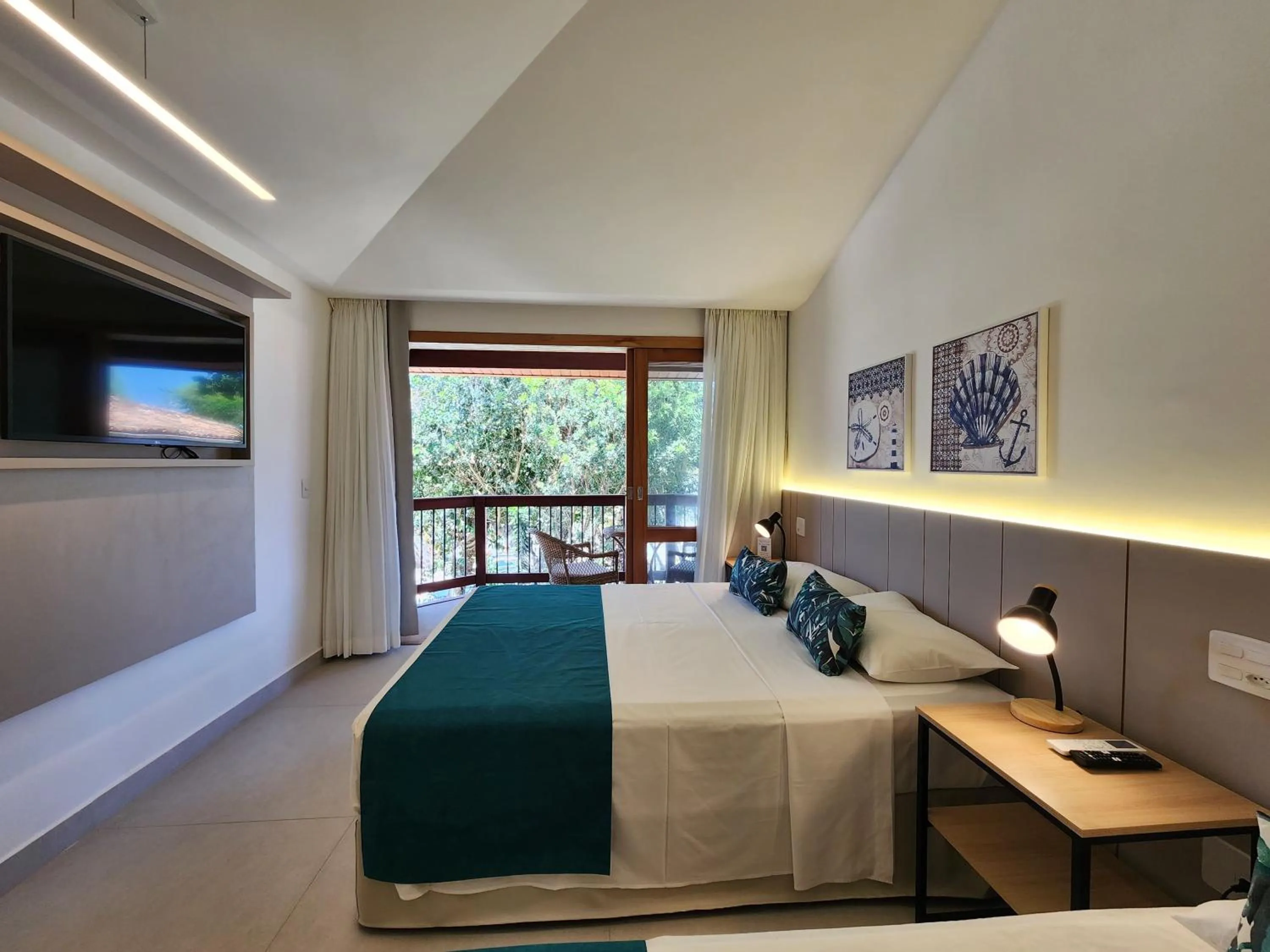 Bedroom, Bed in Pousada Blue Marlin