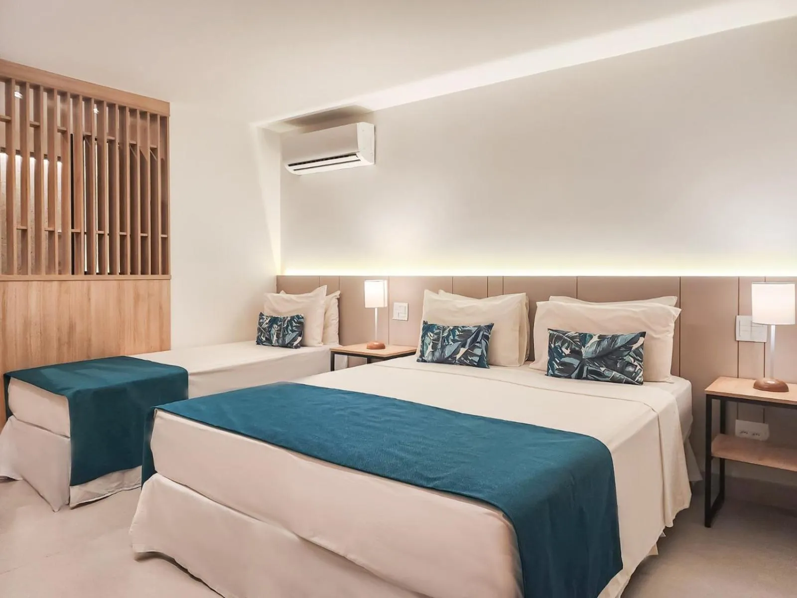 Bed in Pousada Blue Marlin