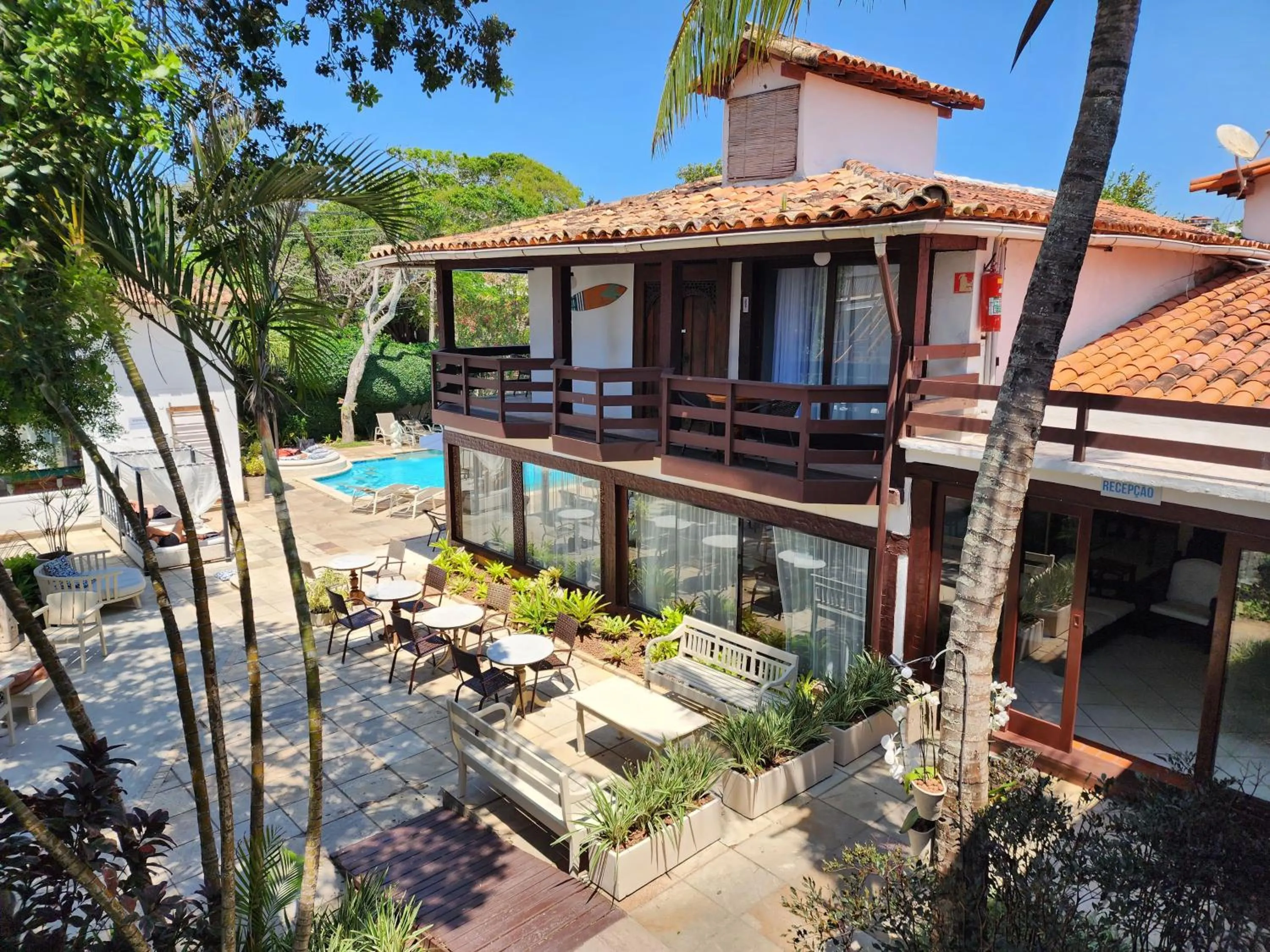 Garden in Pousada Blue Marlin