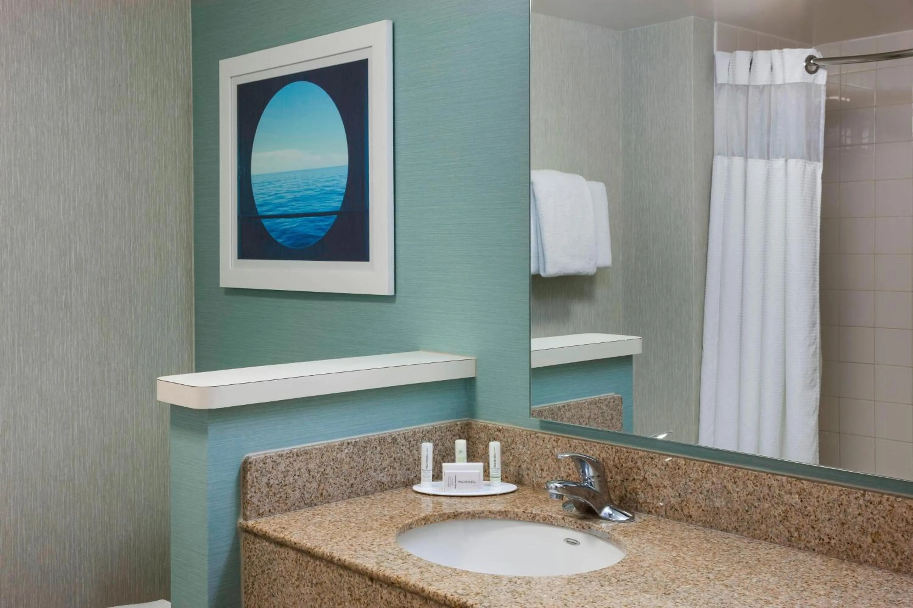 Bathroom in Courtyard by Marriott Carolina Beach Oceanfront