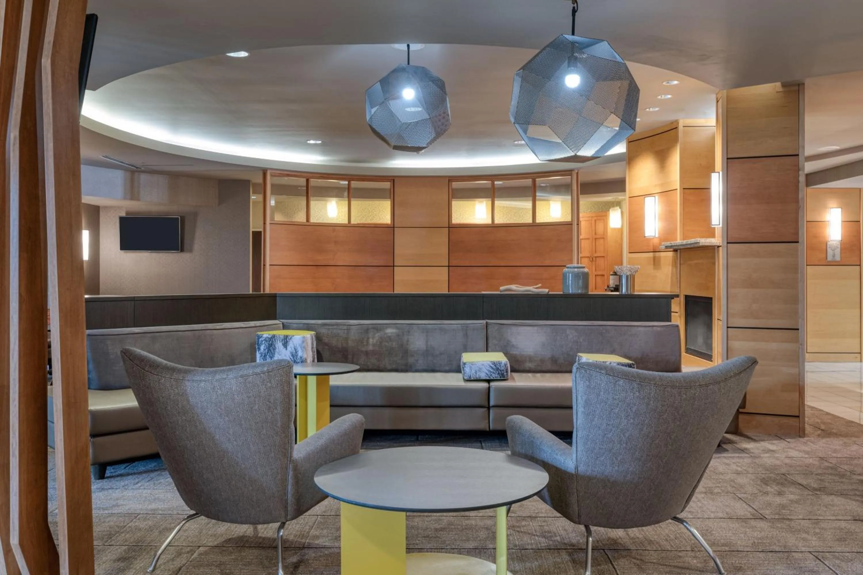 Lobby or reception in SpringHill Suites Terre Haute