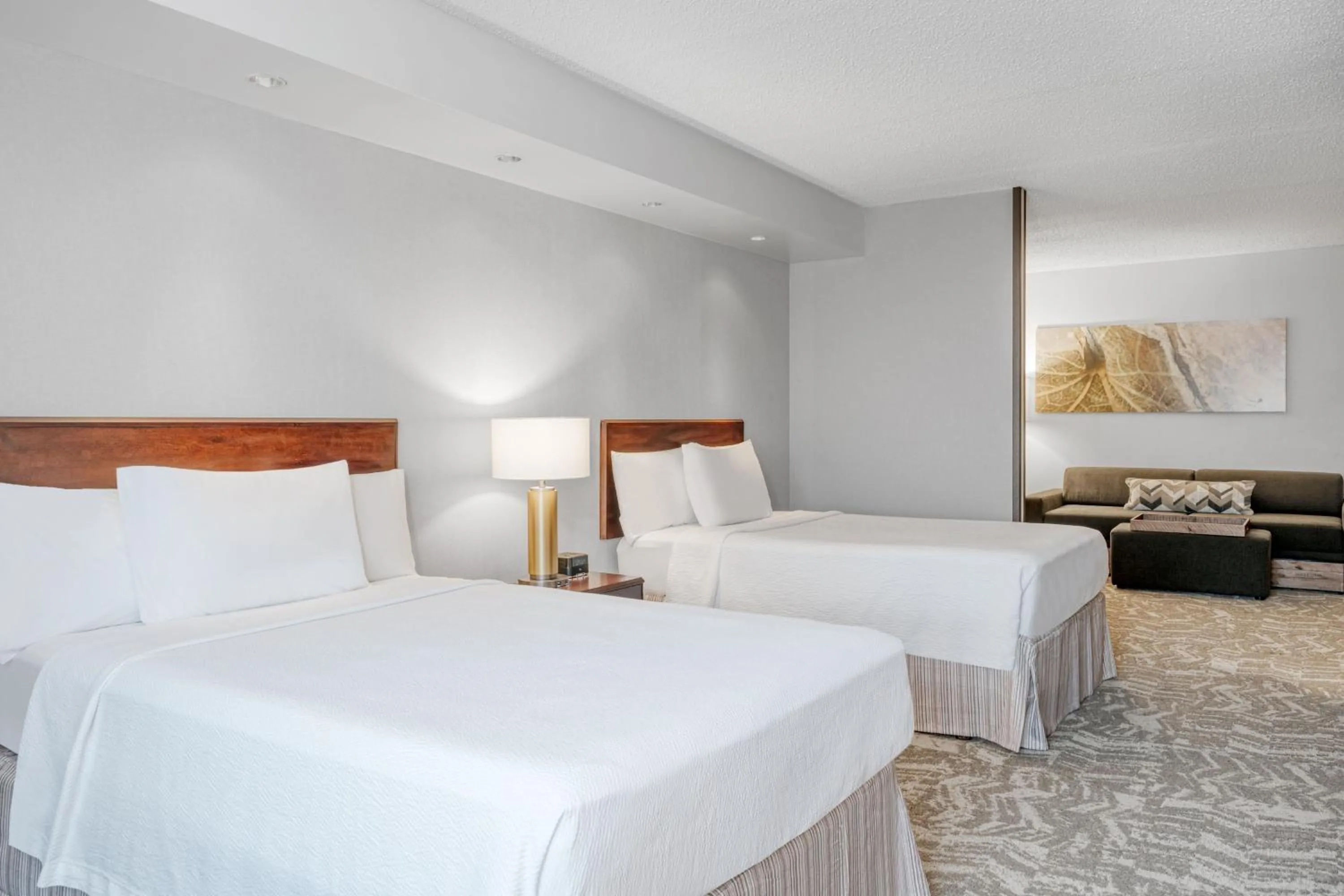 Photo of the whole room, Bed in SpringHill Suites Terre Haute