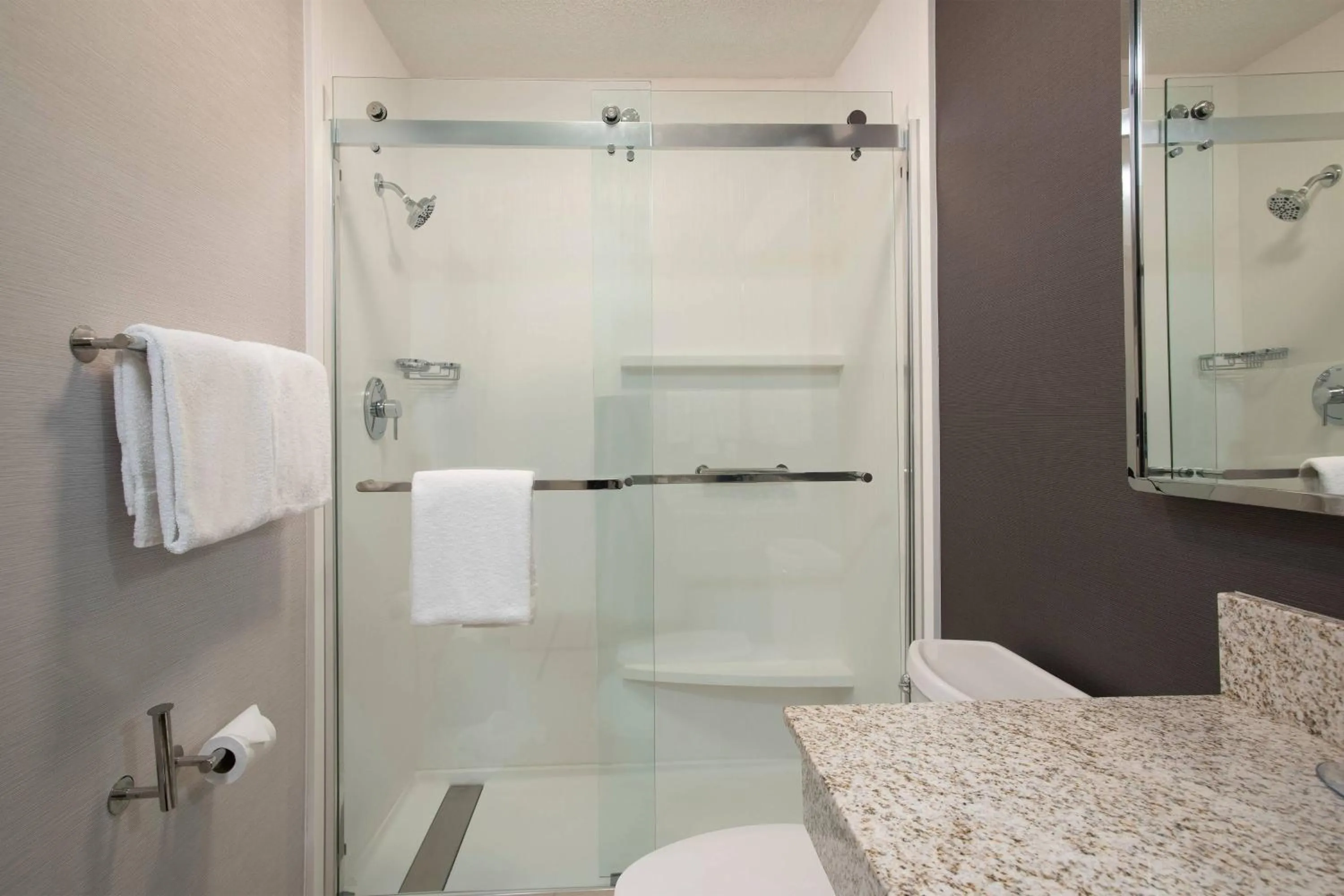 Bathroom in Courtyard Winston-Salem University