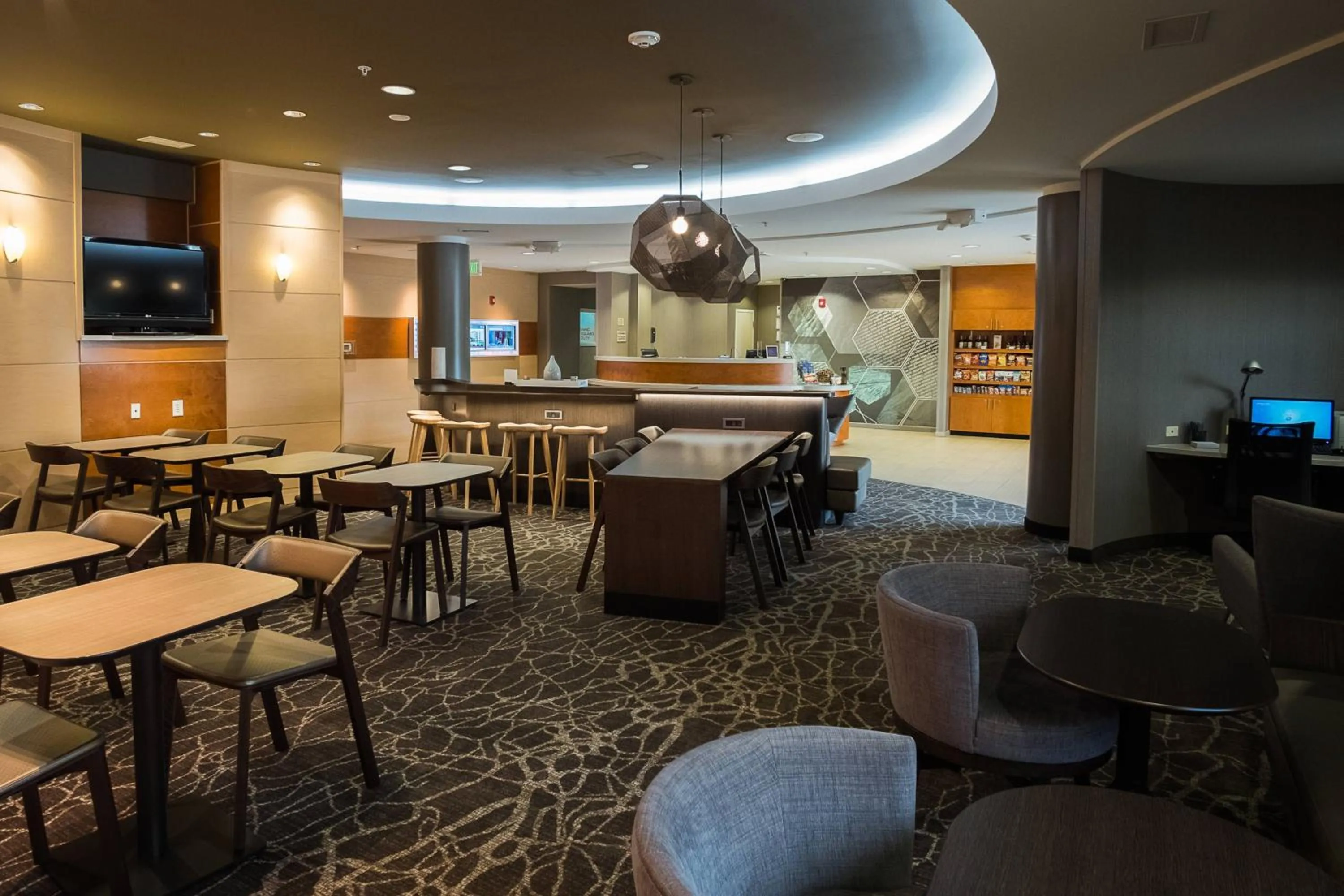 Restaurant/places to eat in SpringHill Suites by Marriott Winston-Salem Hanes Mall