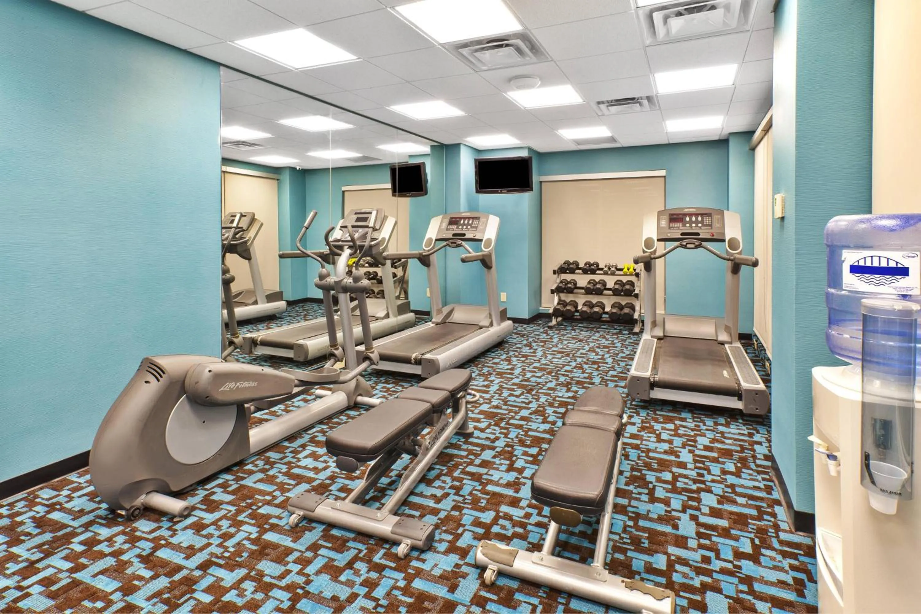 Fitness centre/facilities in Fairfield Inn & Suites by Marriott Lexington North