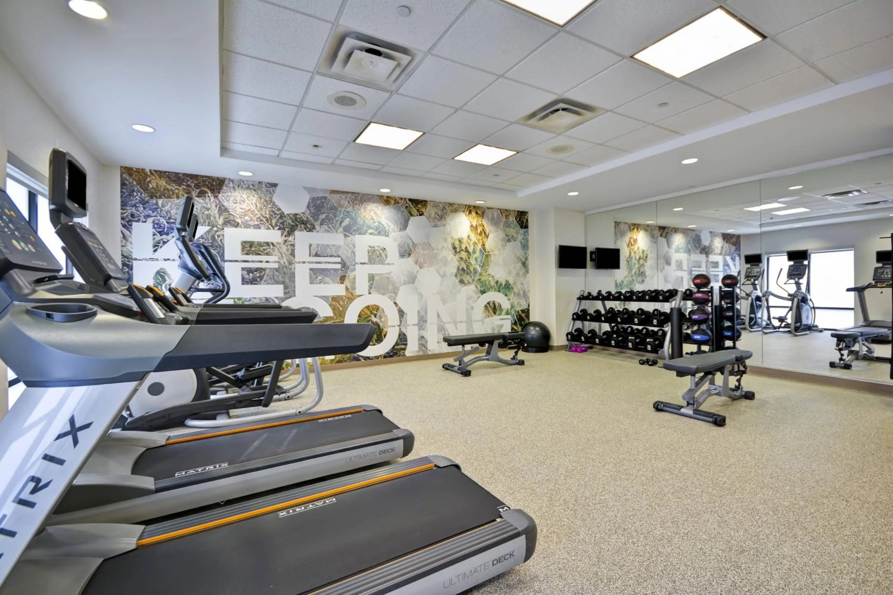 Fitness centre/facilities in SpringHill Suites Lexington Near the University of Kentucky