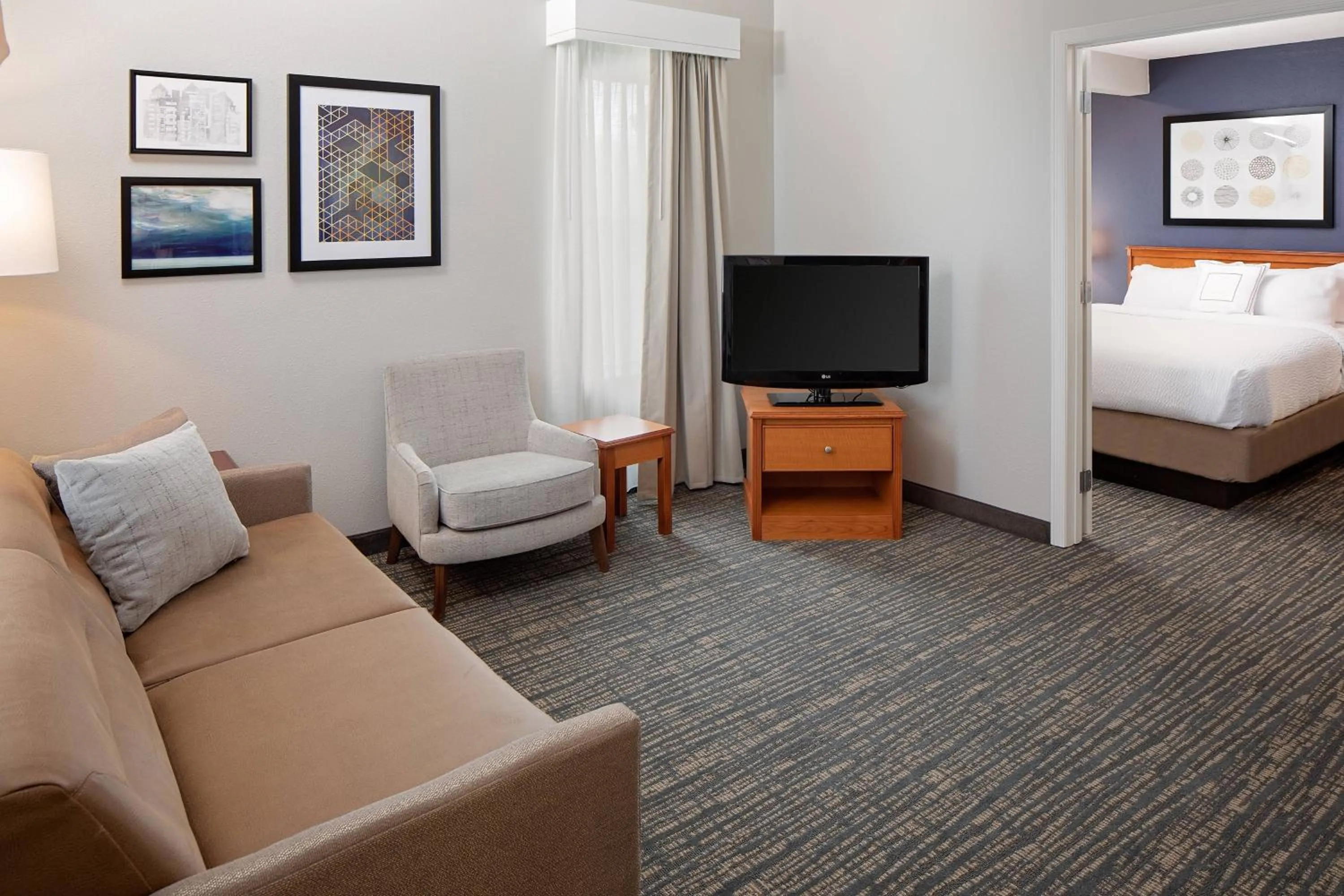 Living room, Bed in Residence Inn by Marriott Lexington North
