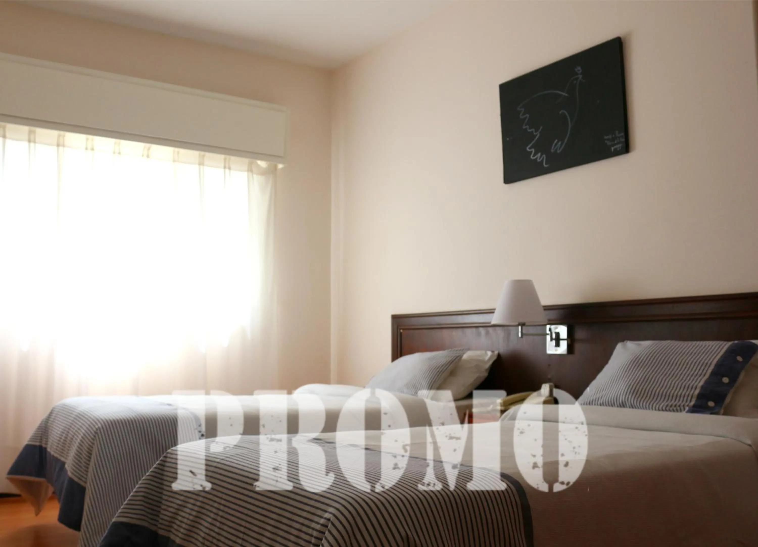 Bedroom, Bed in Hotel San Martin